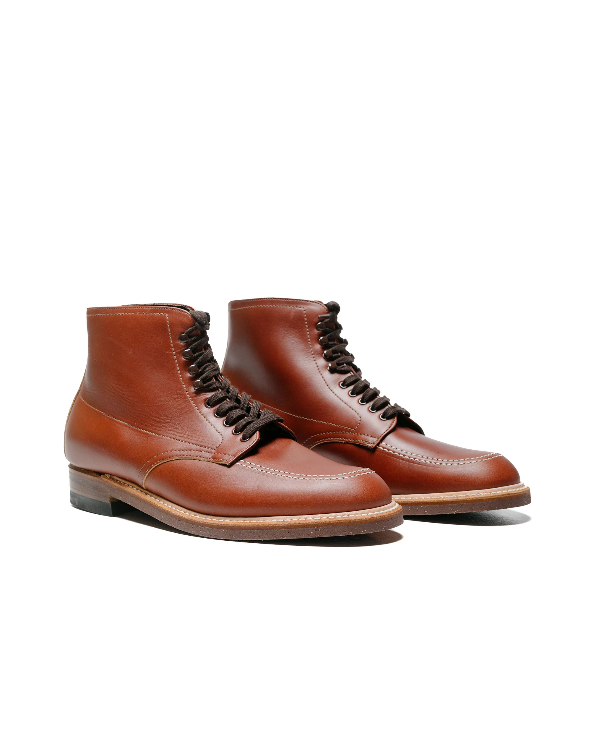 Alden Original Brown Workboot Leather 405 - Image 2