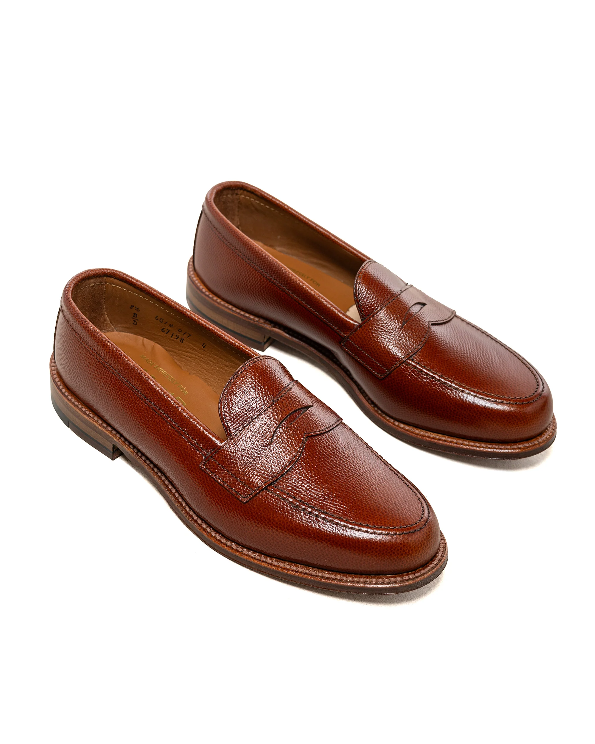 Alden Penny Loafer Brown Alpine Grain 67198 - Image 2