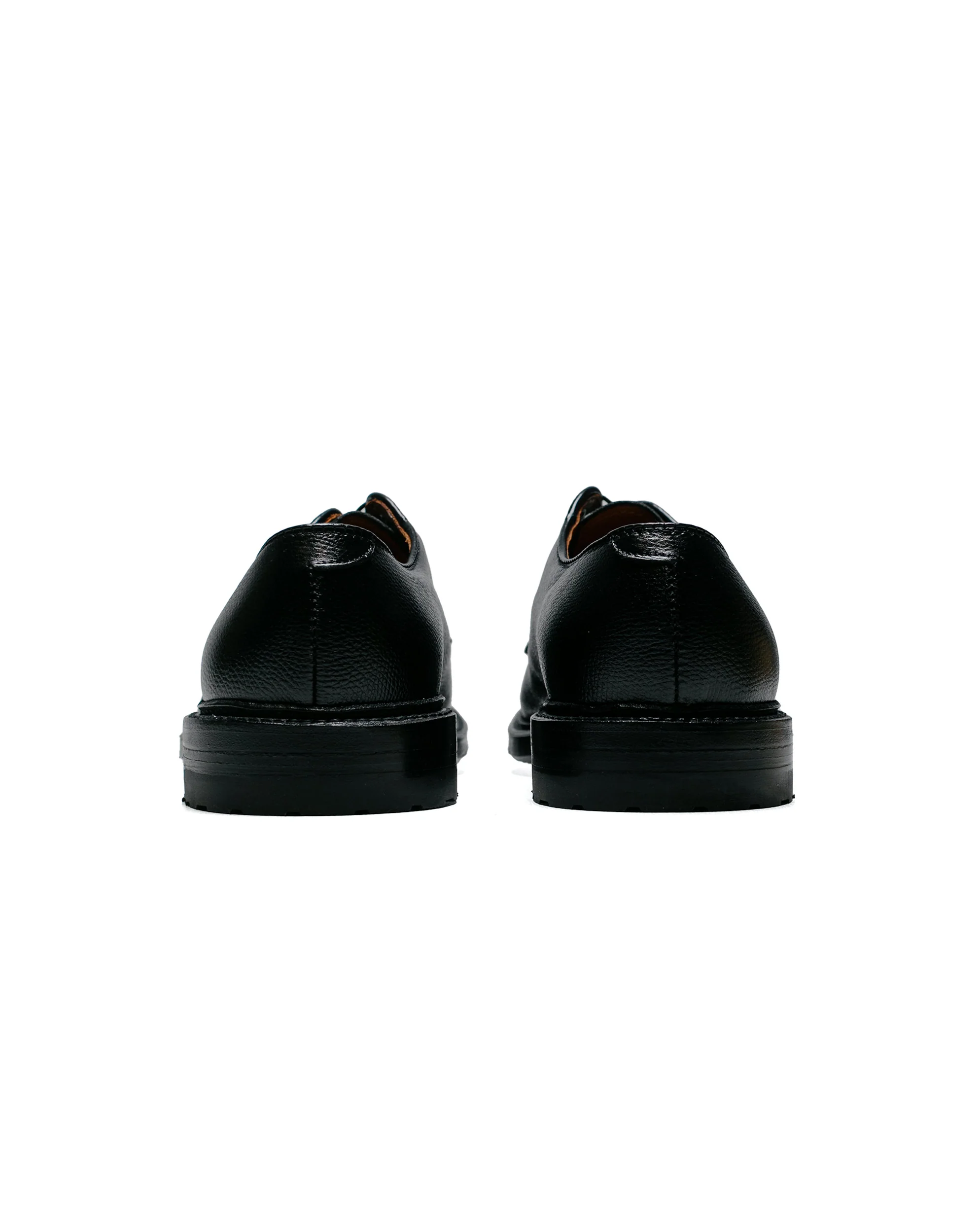 Alden Plain Toe Blucher Black Alpine Grain with Commando Sole 95270C - Image 4