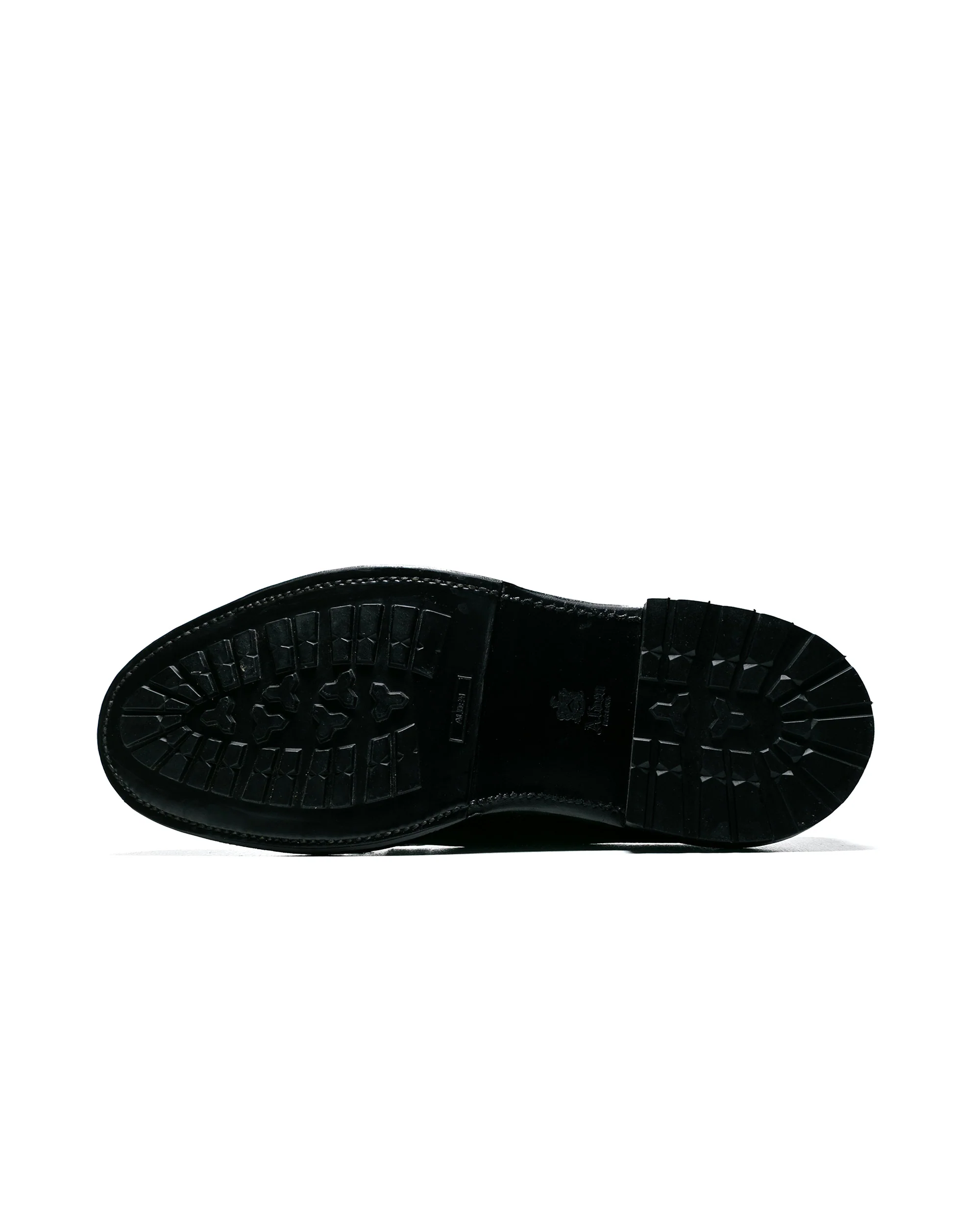 Alden Plain Toe Blucher Black Alpine Grain with Commando Sole 95270C - Image 5