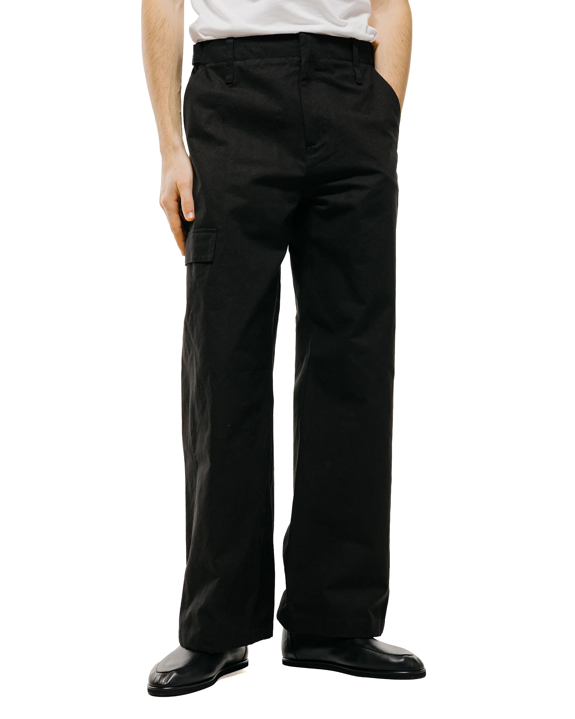 Amomento Pocket Work Trousers Black - Image 2