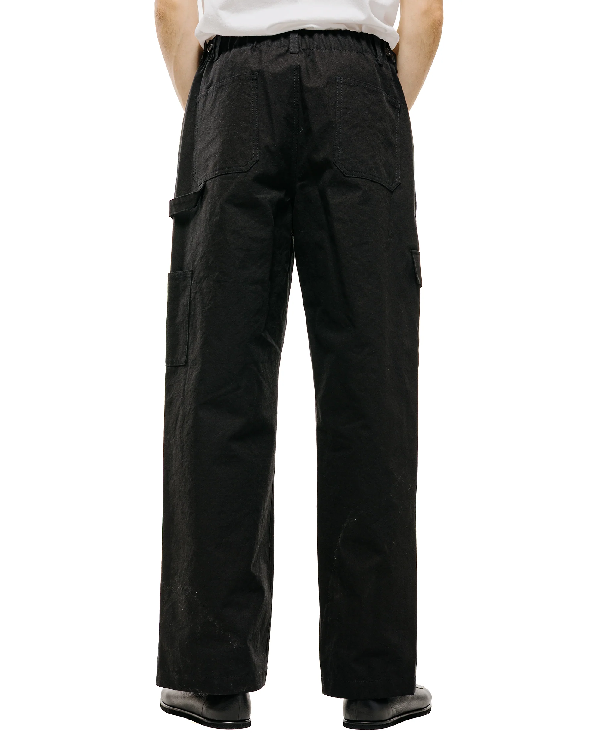 Amomento Pocket Work Trousers Black - Image 3