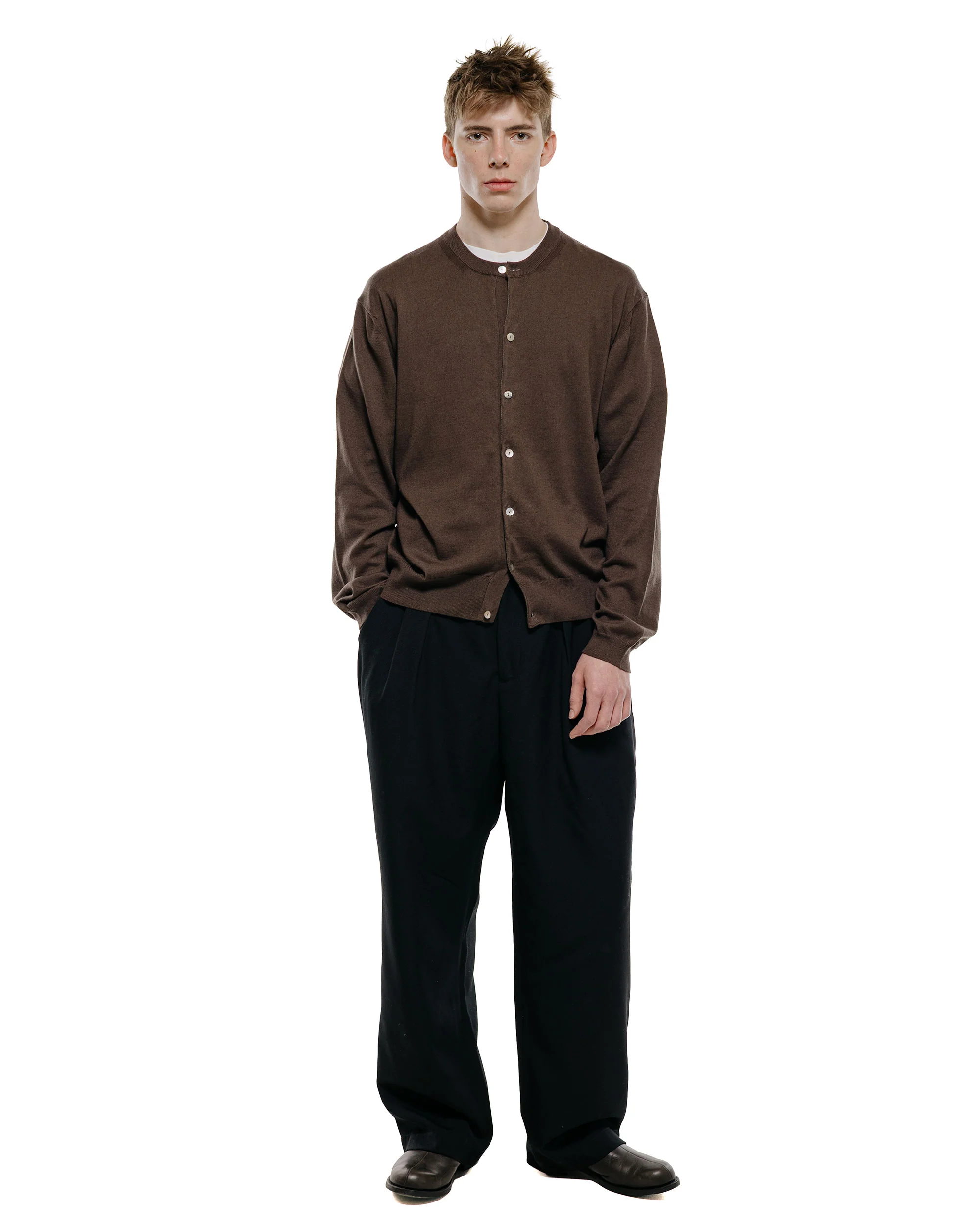Another Aspect Another Cardigan 2.0 Light Brown - Image 4