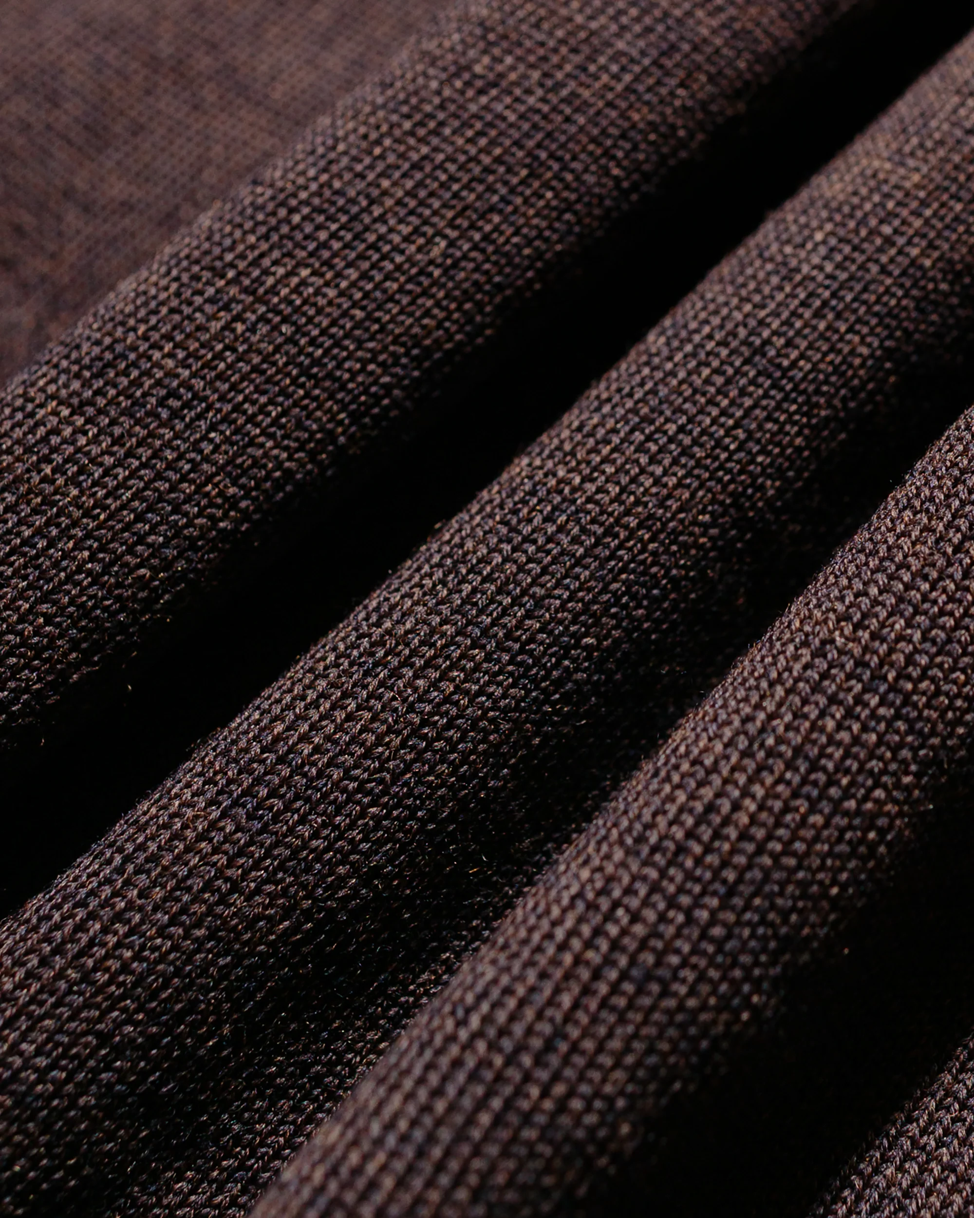 Another Aspect Another Polo Shirt 2.0 Brown Melange - Image 5