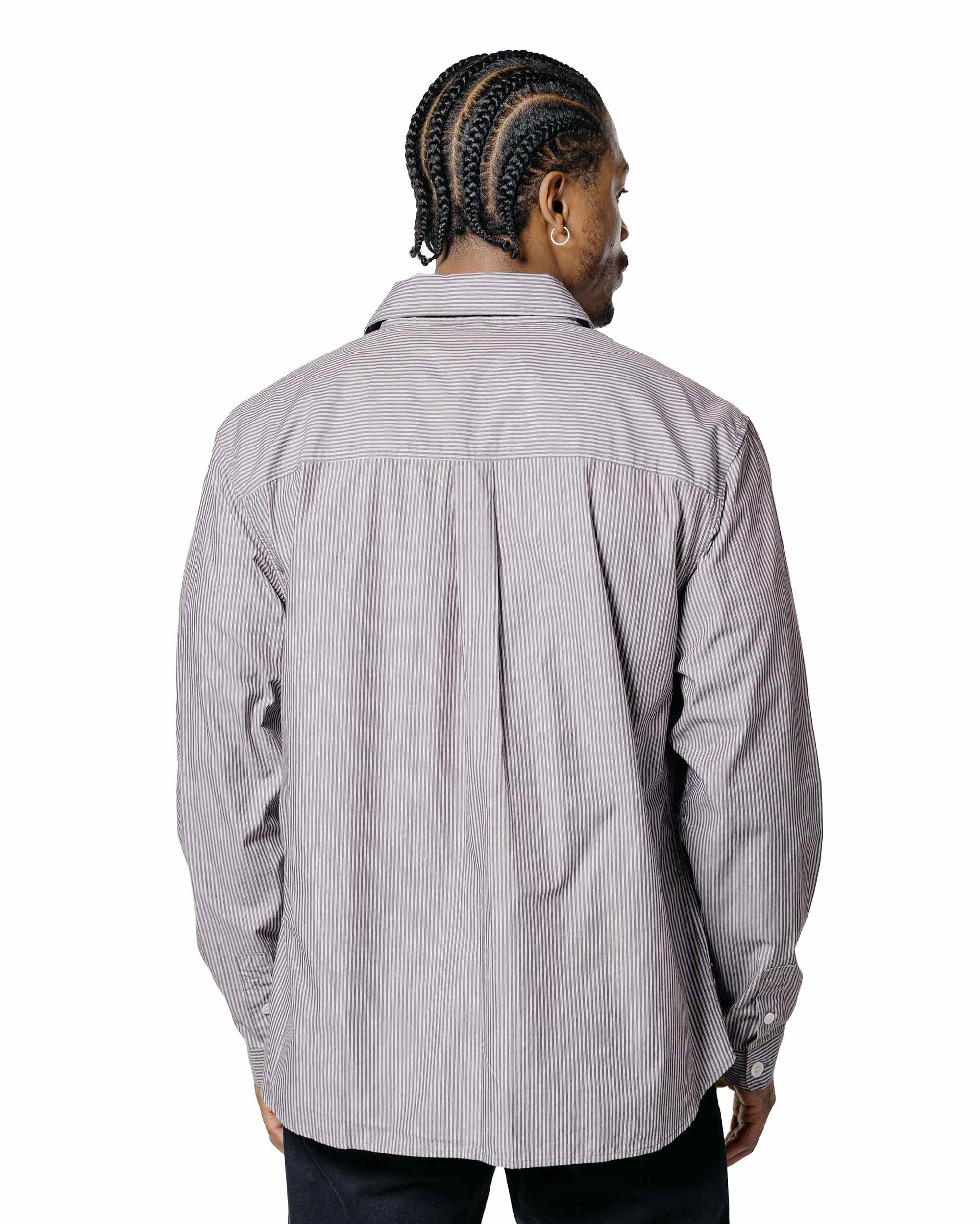 Another Aspect Another Shirt 4.0 Grey/White Stripe - Image 3