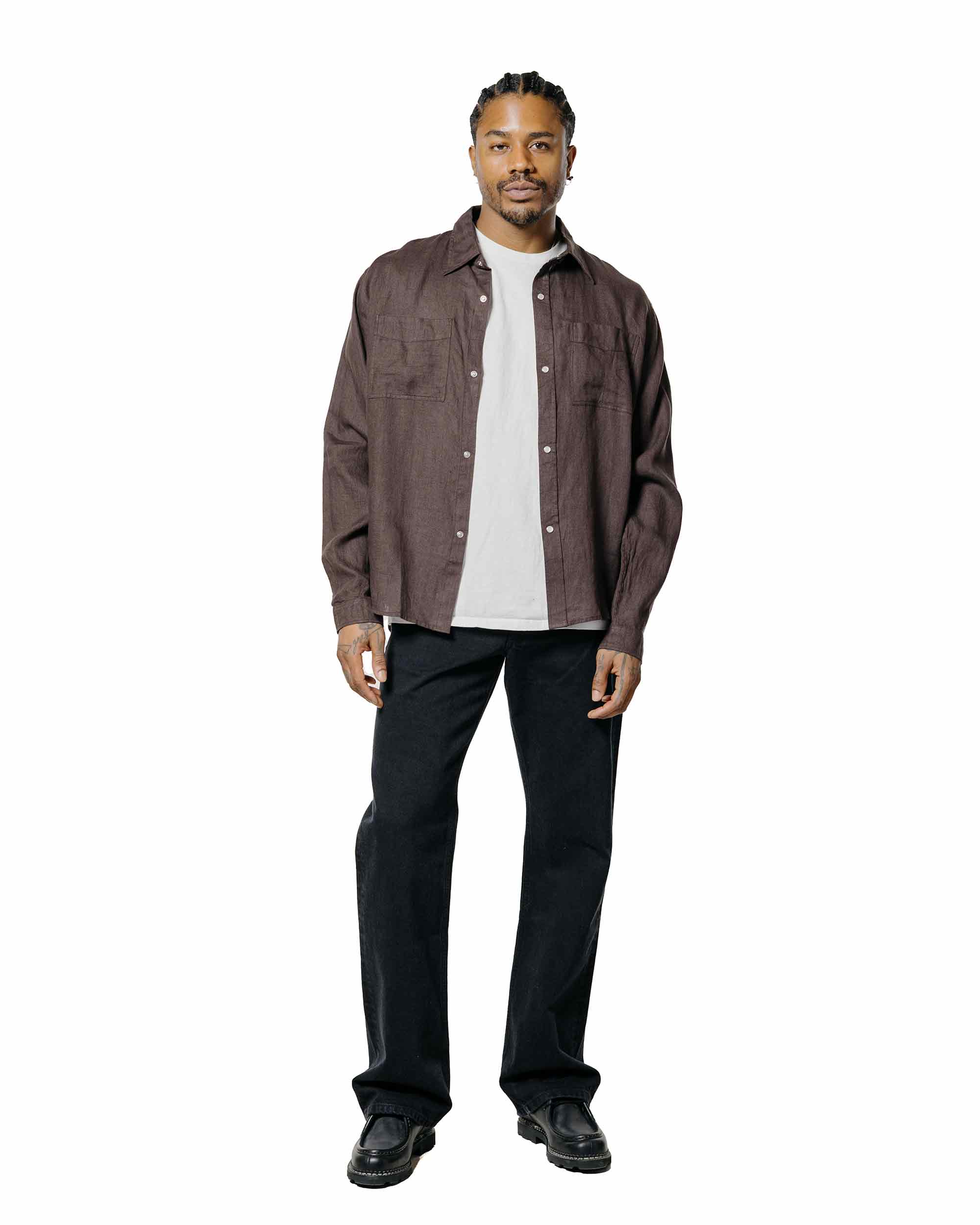 Another Aspect Another Shirt 5.0 Brown - Image 4