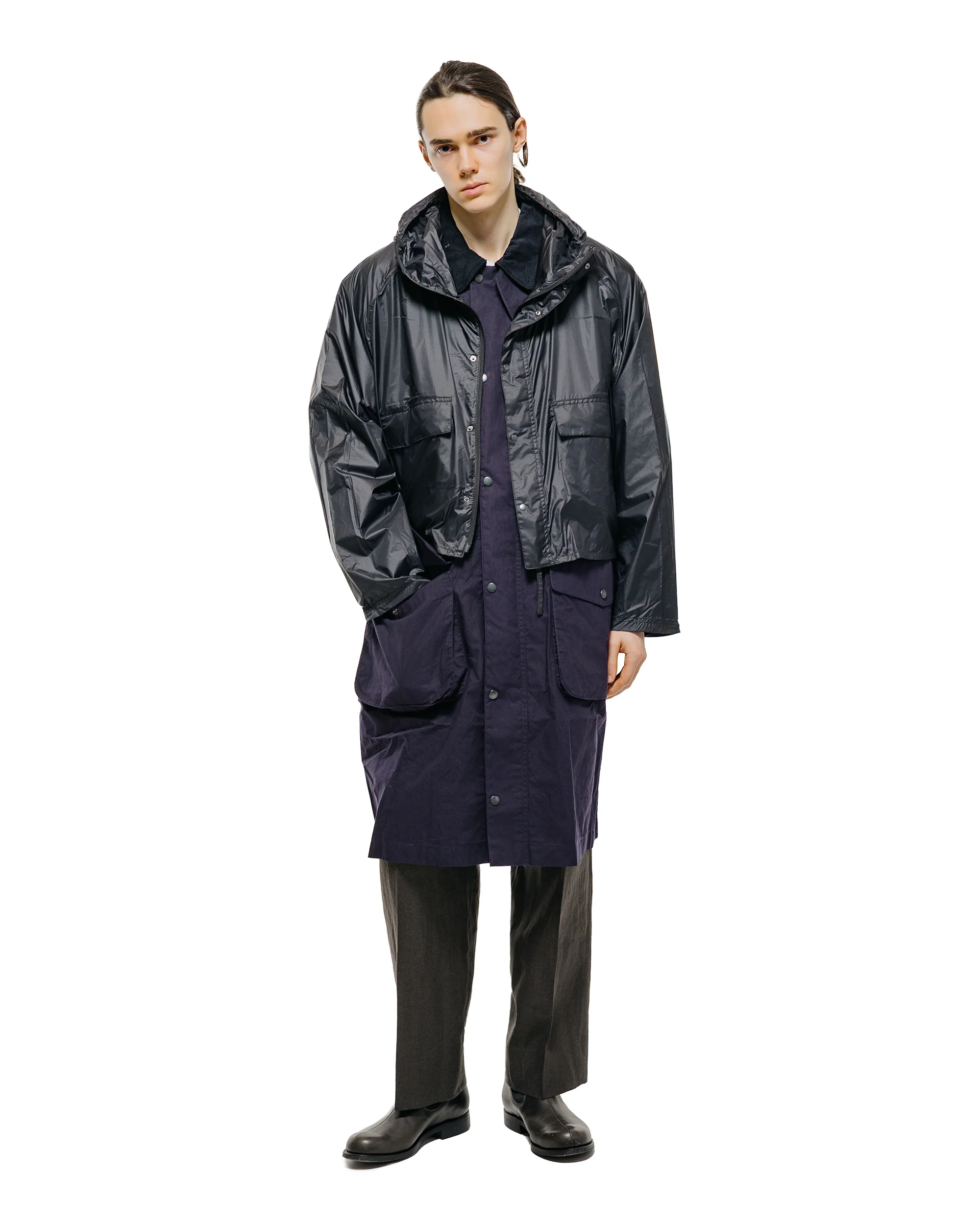 Barbour KAPTAIN SUNSHINE Endurance Casual Jacket Dark Indigo - Image 5