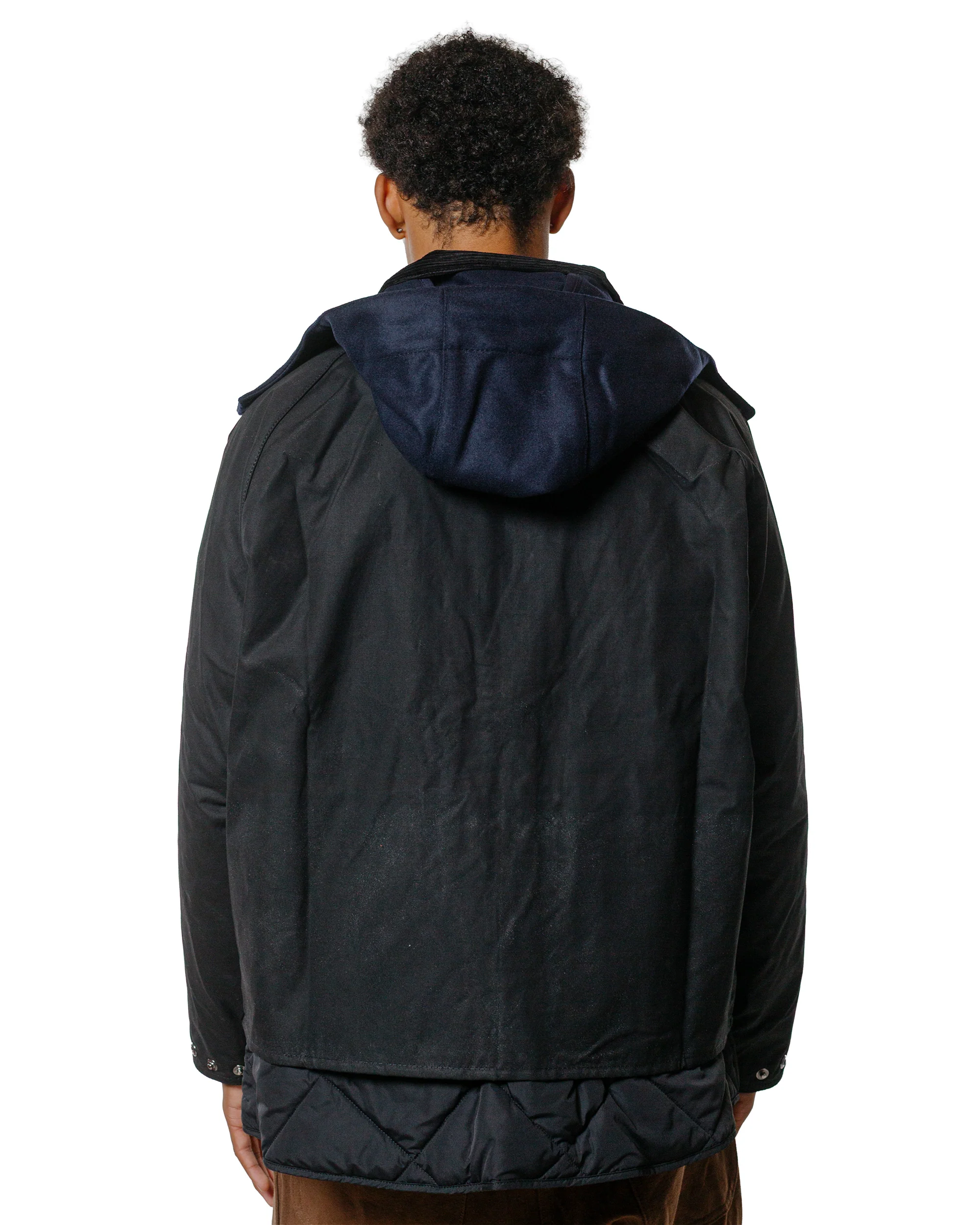 Barbour KAPTAIN SUNSHINE Short Cruiser Casual Jacket Black - Image 4