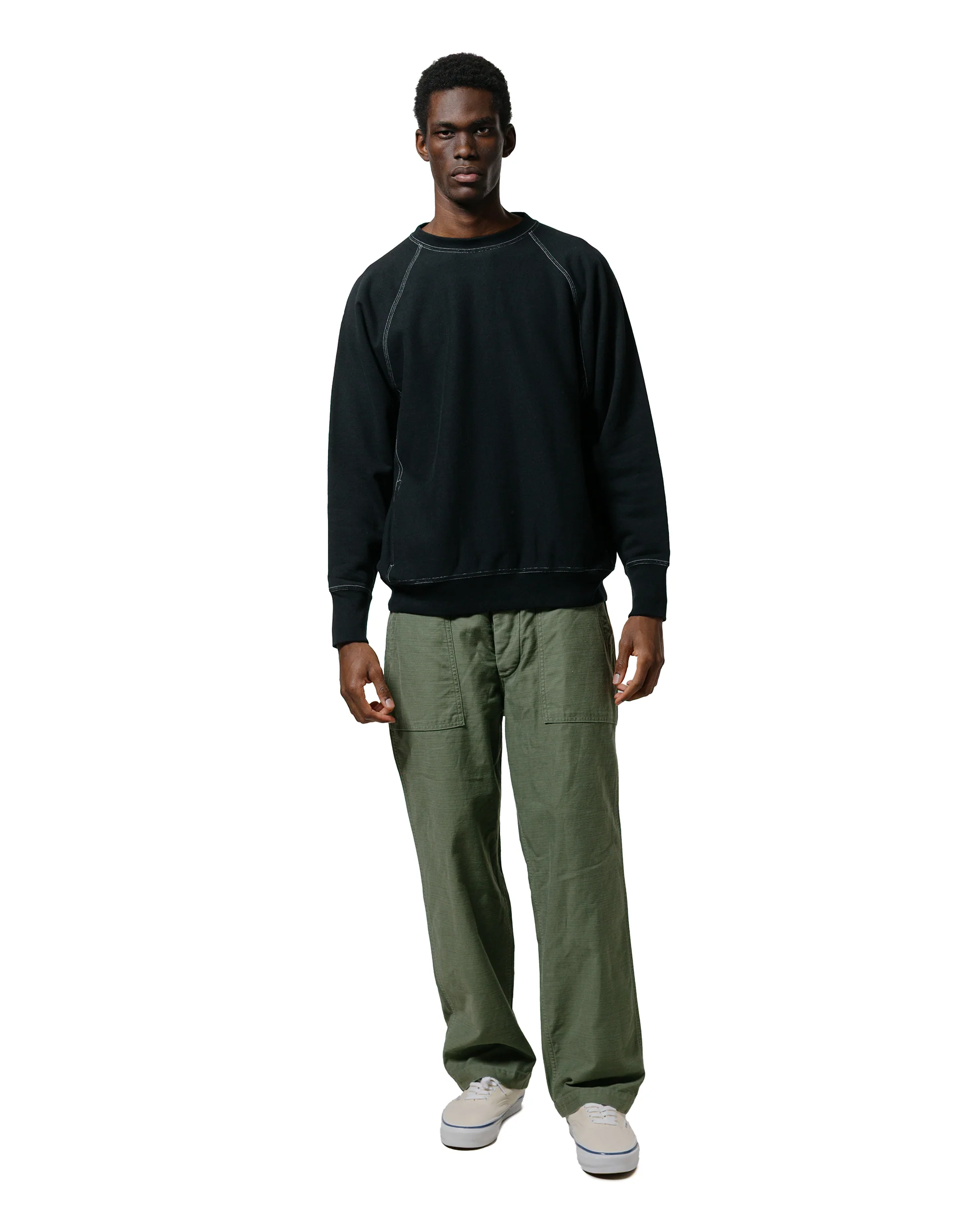 Batoner Jumberca Urake Crew Neck Black/White - Image 4