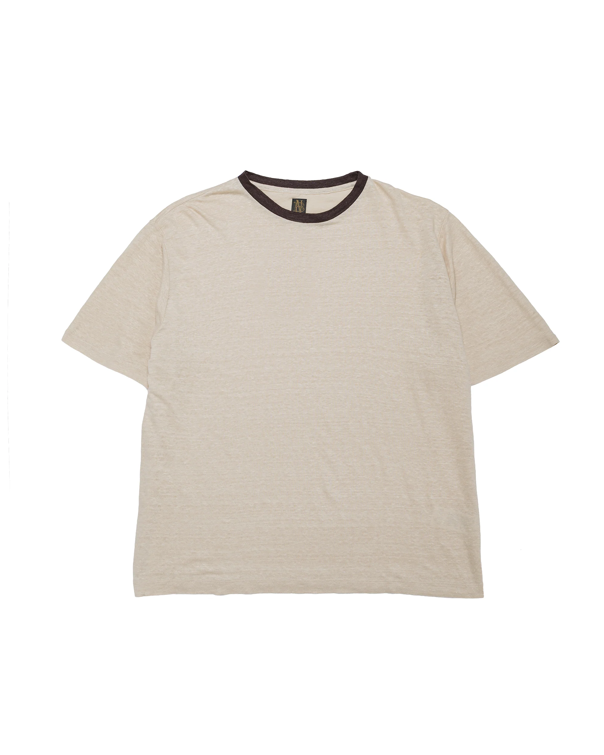 Batoner Normandy Linen T-Shirt Beige/Brown