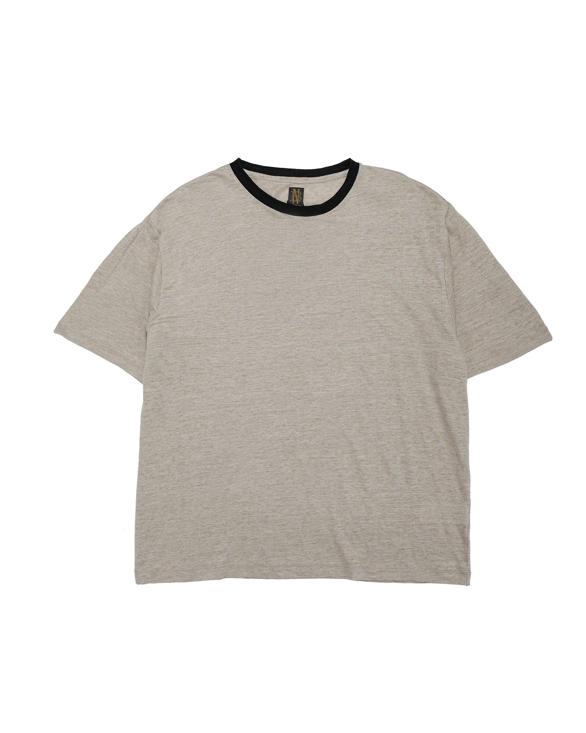Batoner Normandy Linen T-Shirt Natural/Black