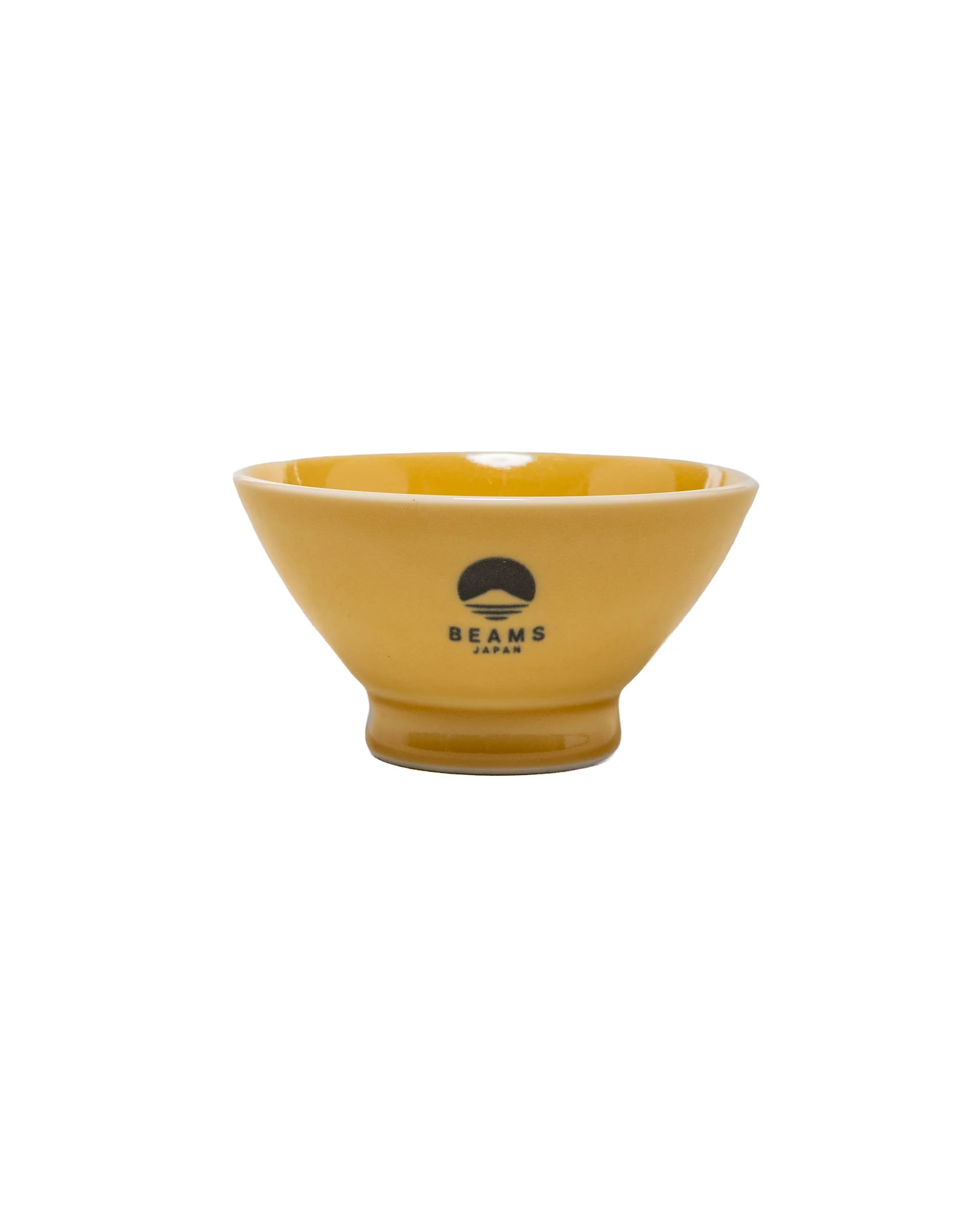 Beams Japan Hasami Logo Rice Bowl Bright Yellow