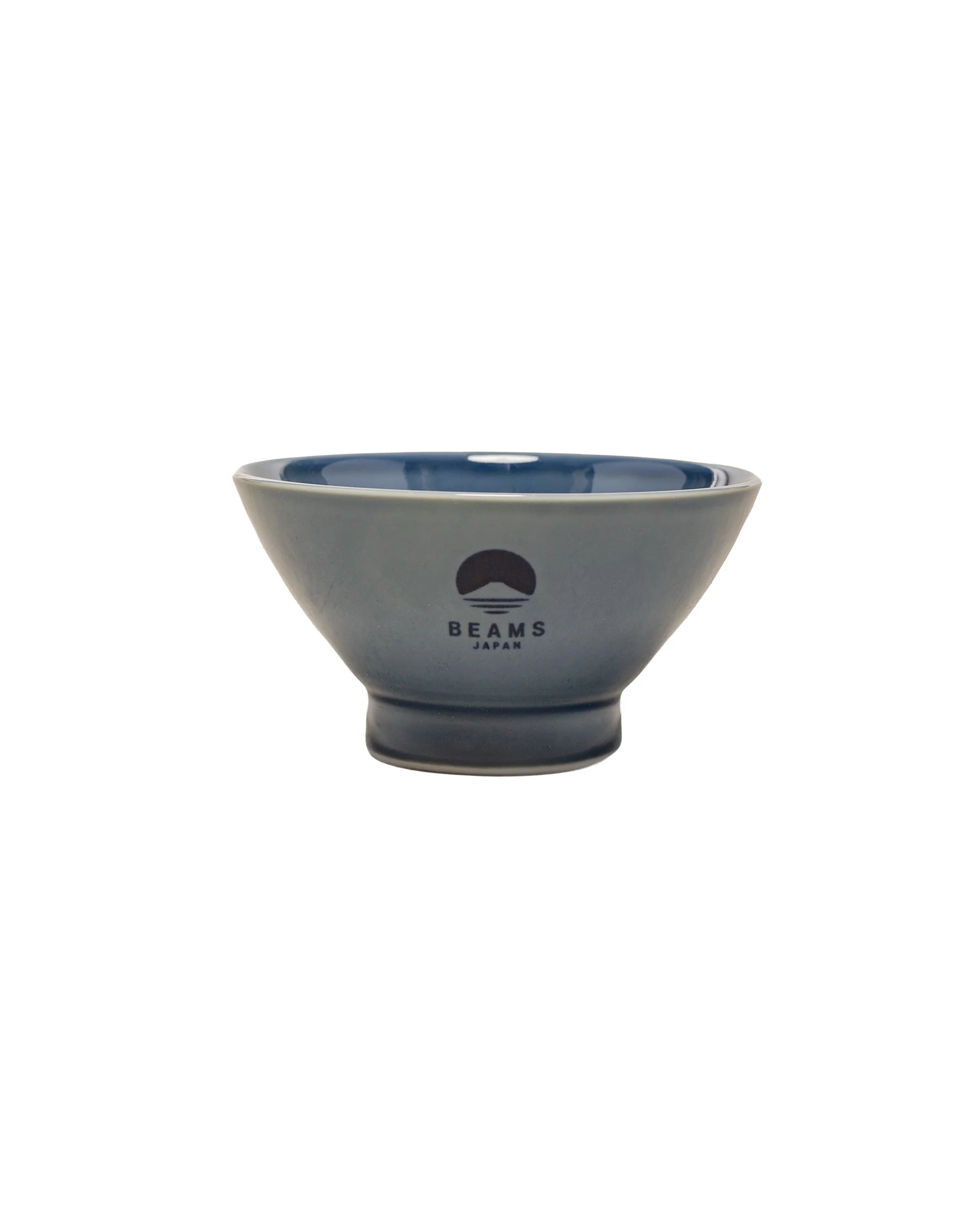 Beams Japan Hasami Logo Rice Bowl Indigo