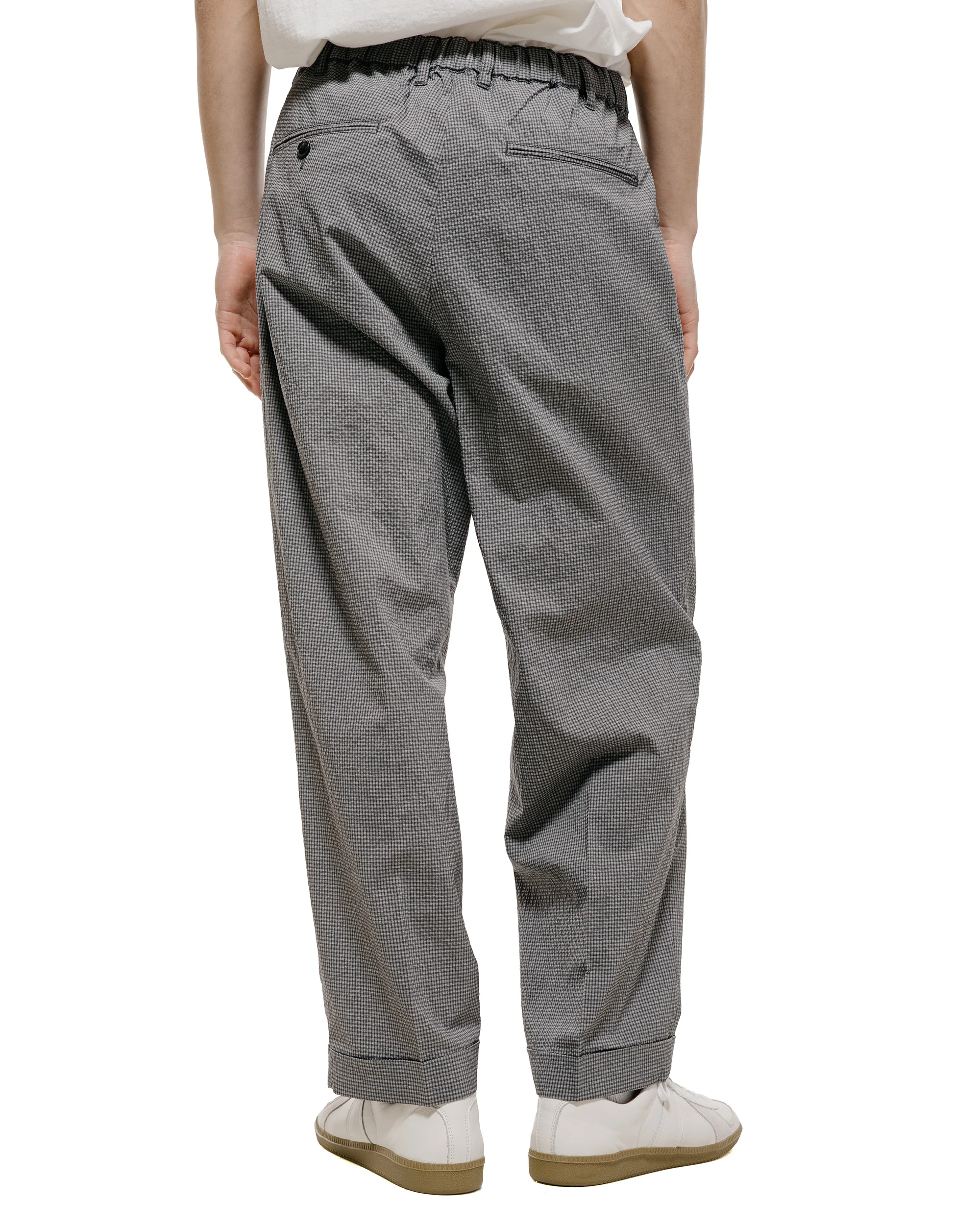 Beams Plus 2Pleats Anywhere(wear) Seersucker Grey - Image 3