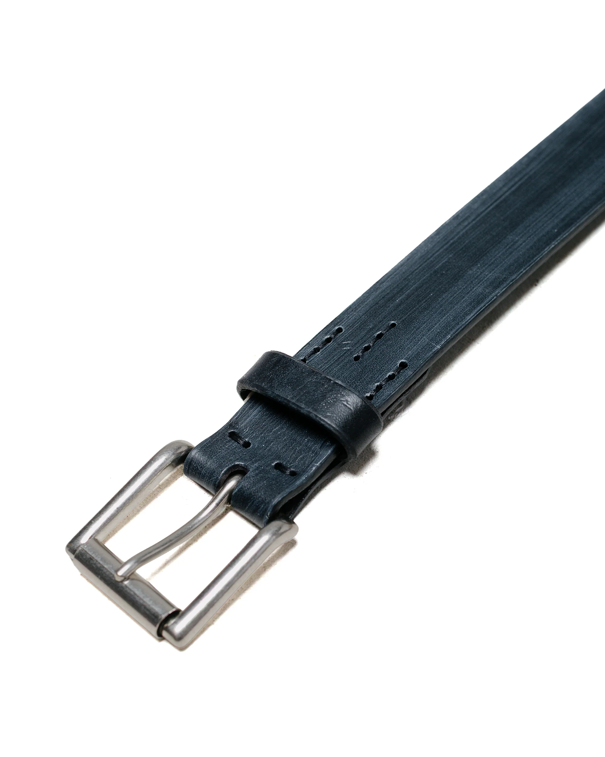 Beams Plus Bridle Leather Belt Black - Image 2
