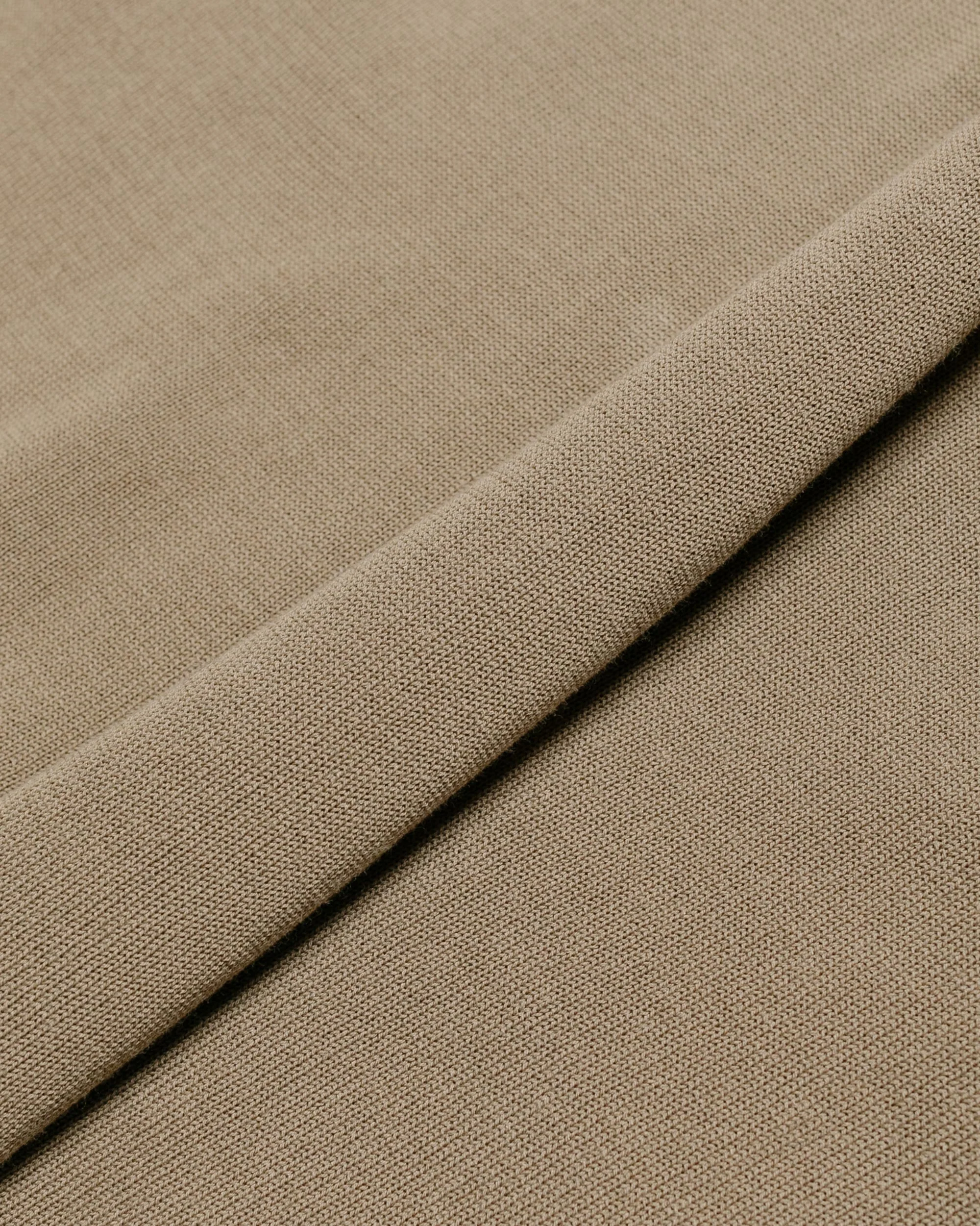 Beams Plus Knit Polo 12G Mocha - Image 5