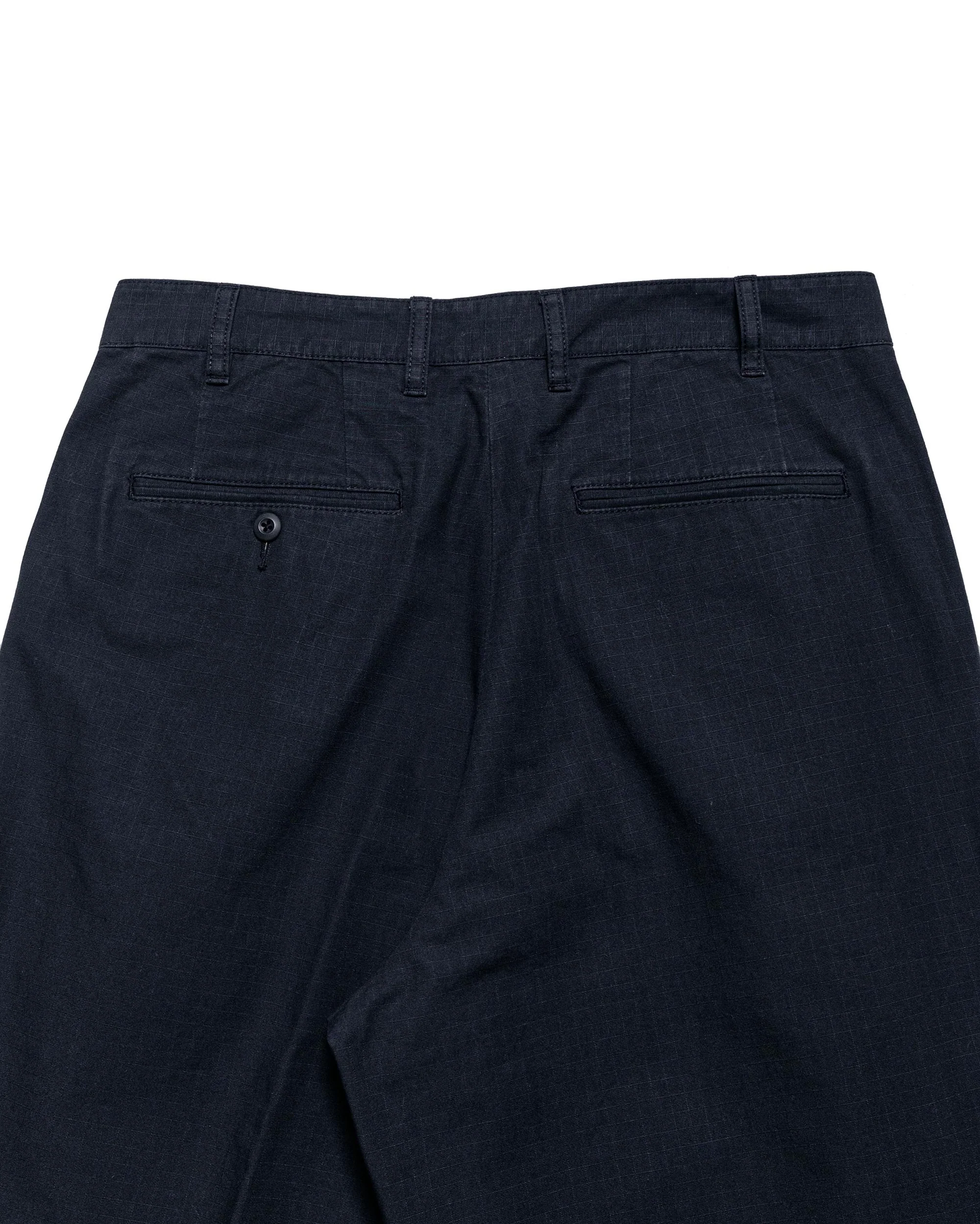Beams Plus Lost & Found 2Pleats Cotton Ripstop Navy - Image 7