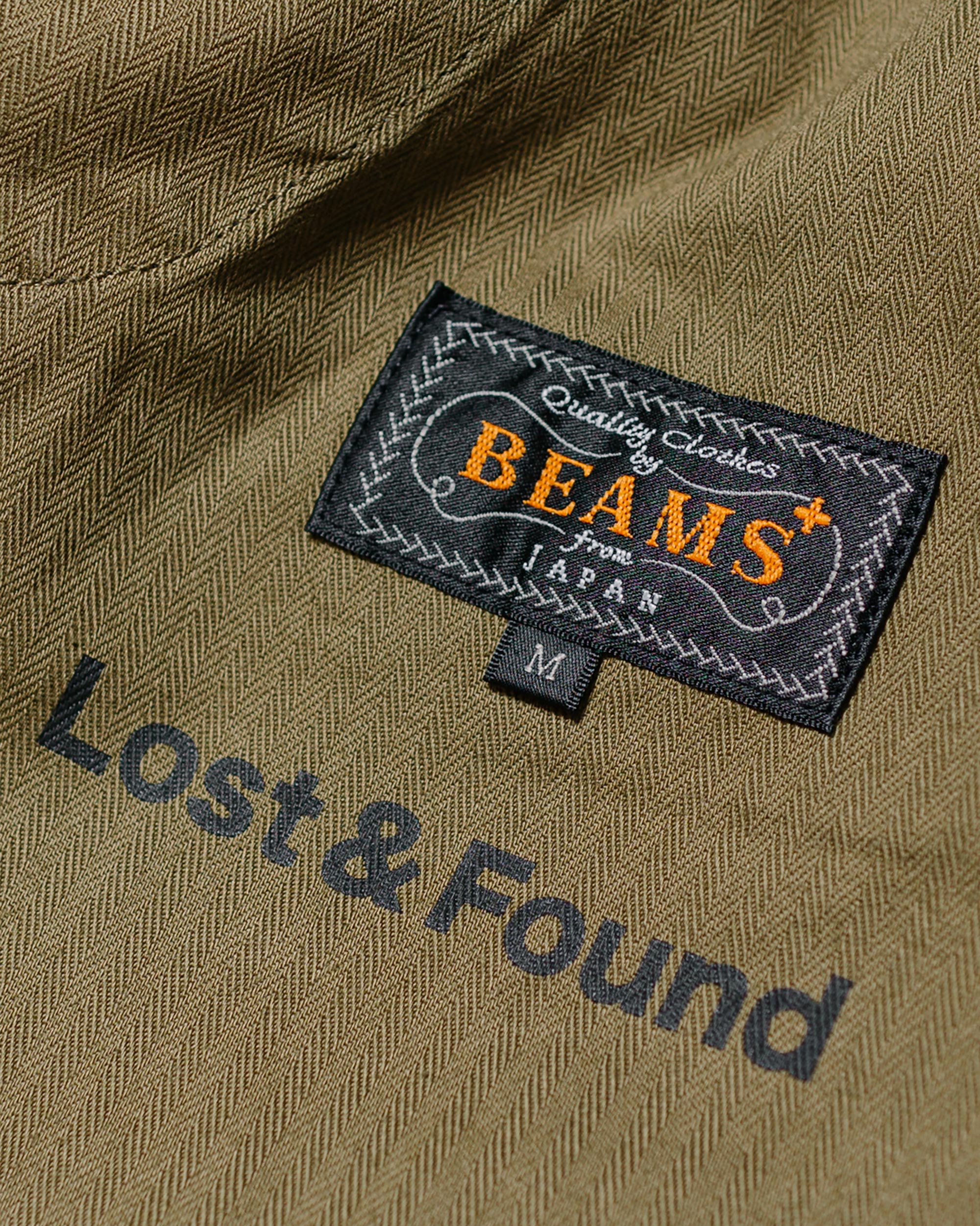 Beams Plus Lost & Found 2Pleats Cotton Ripstop Navy - Image 8