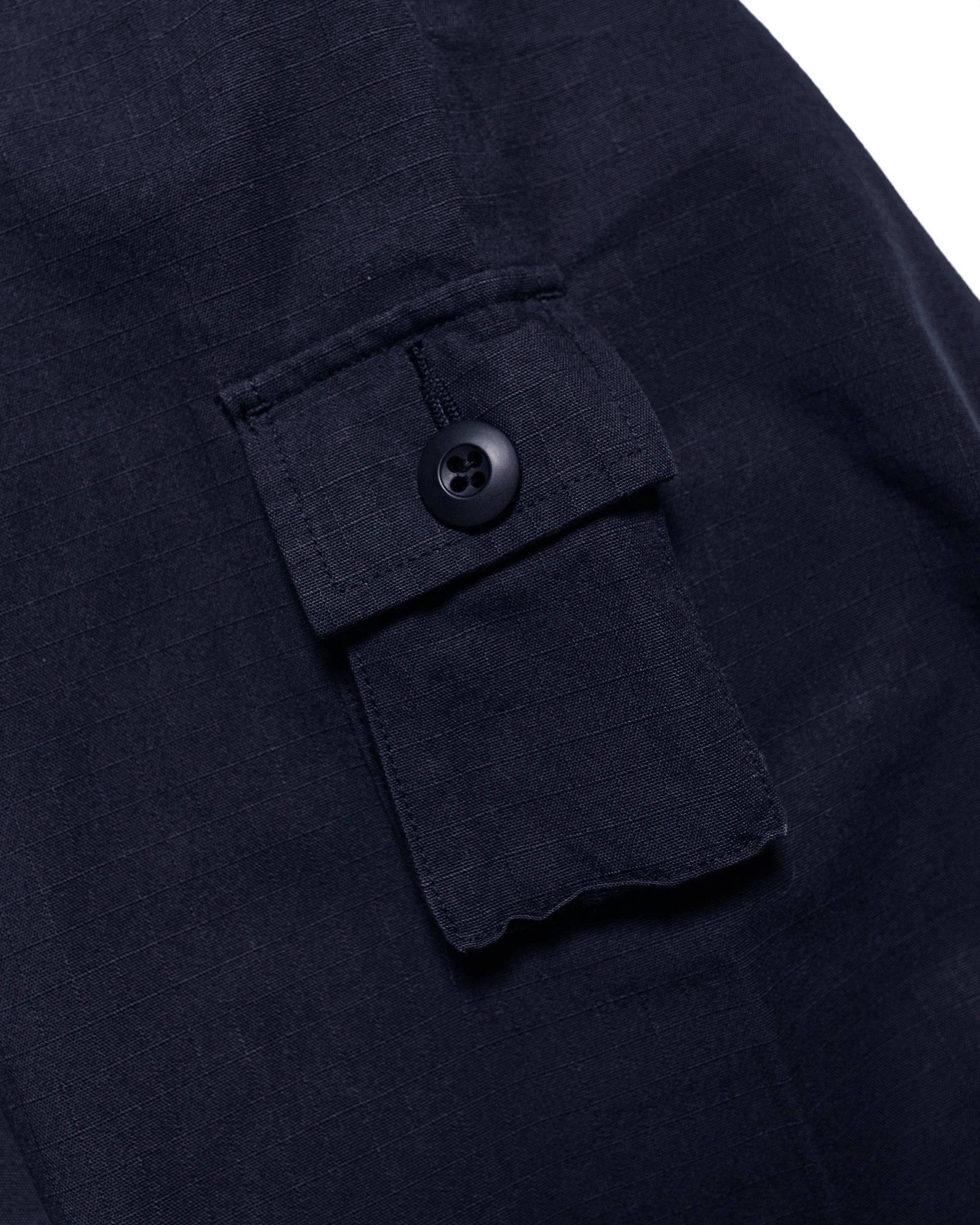 Beams Plus Lost & Found MIL SHT-JAC Cotton Ripstop Navy - Image 7