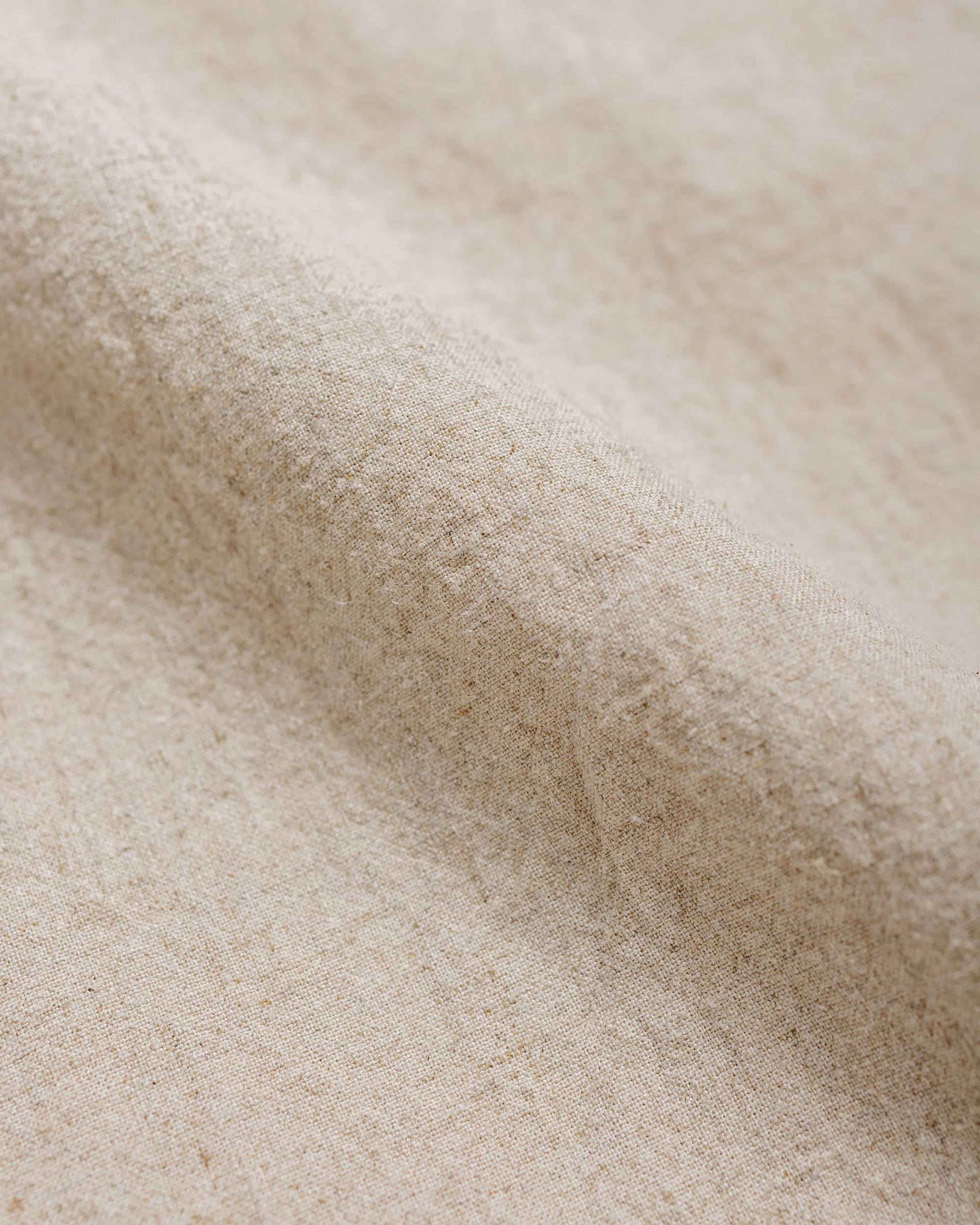 Beams Plus Lost & Found Open B.D. Linen Cotton Beige - Image 7