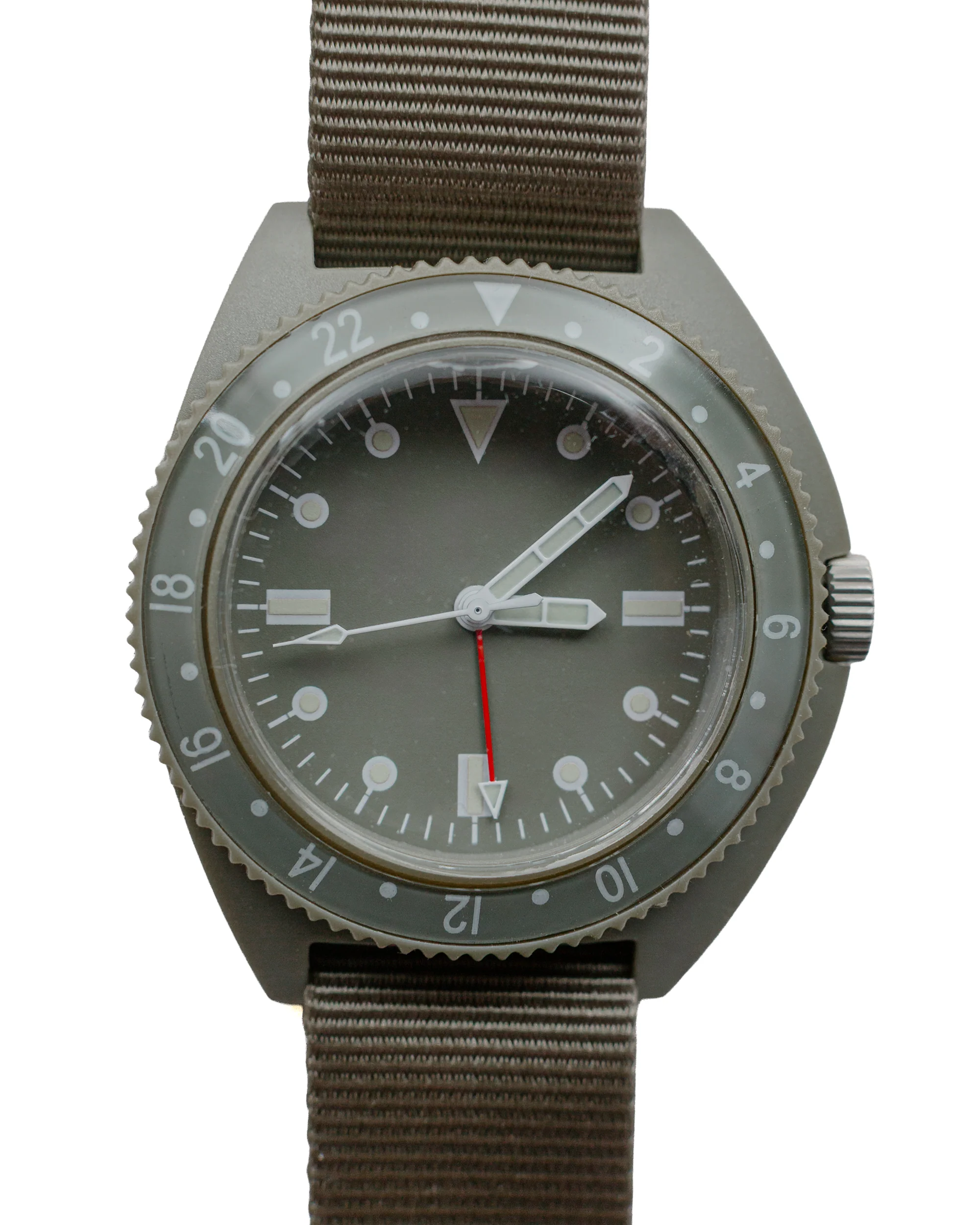 Beams Plus MIL Travel Watch Type-P24 Sage - Image 2