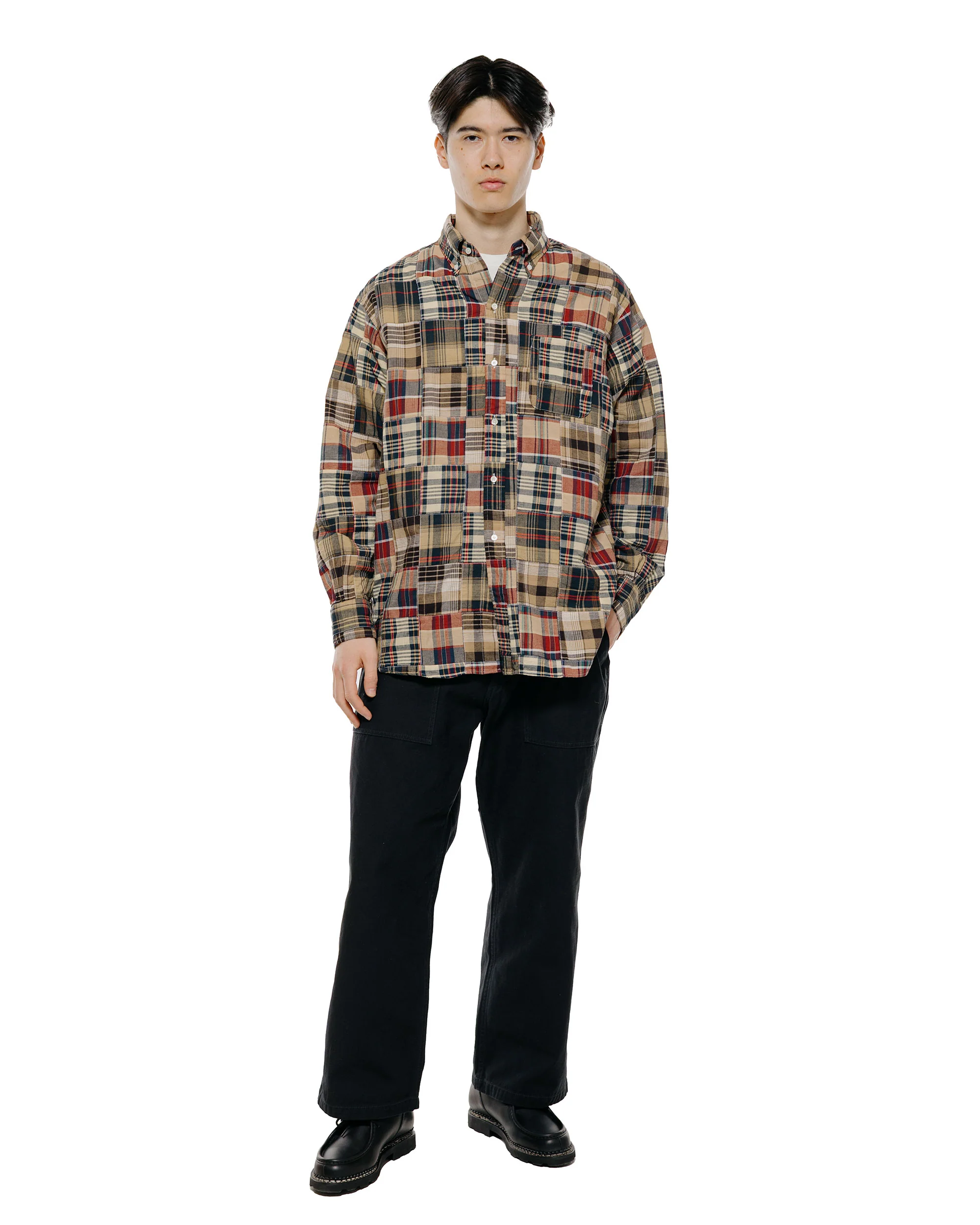 Beams Plus MIL Utility Trousers Reversed Sateen Black - Image 4