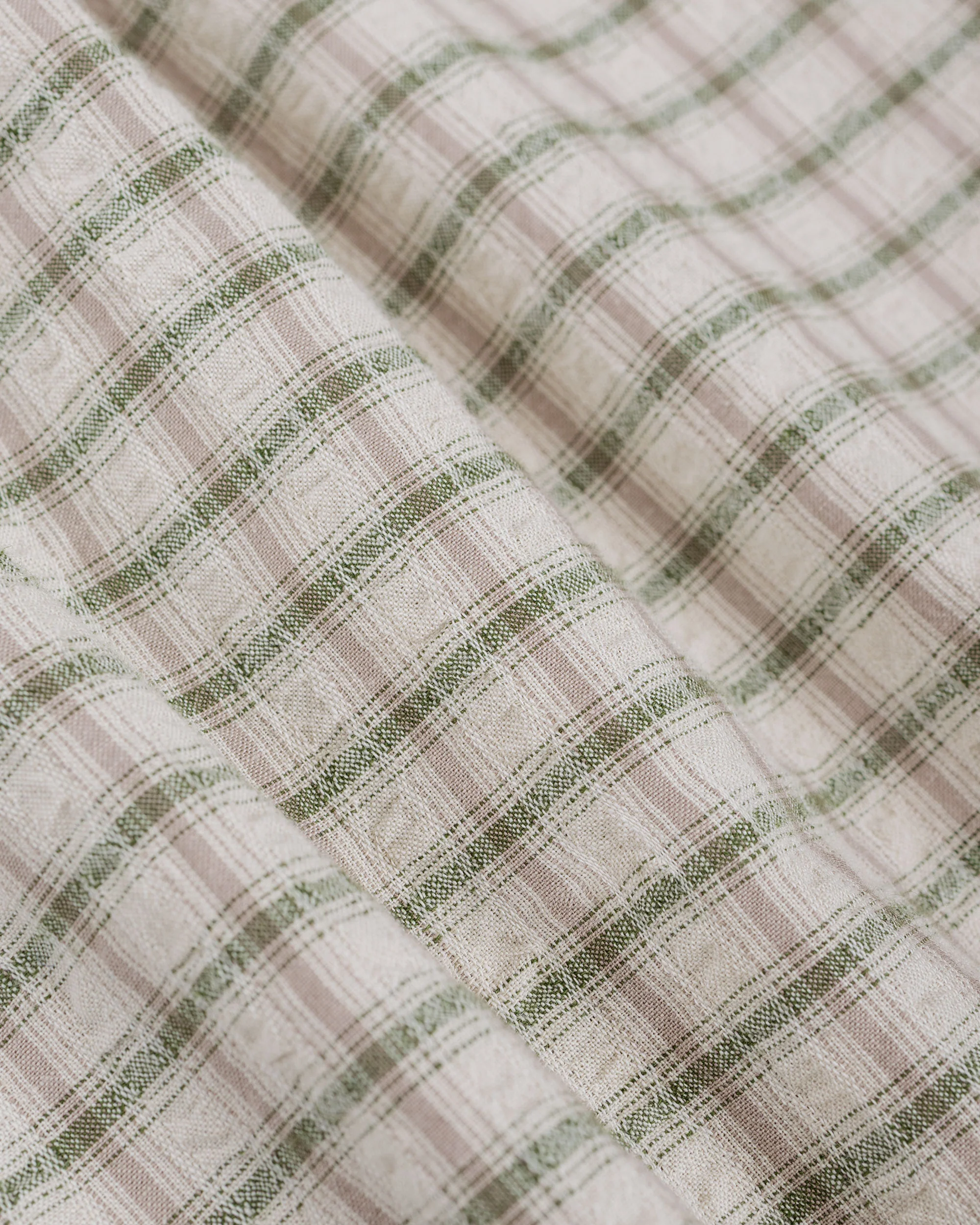 Beams Plus Open B.D. Sucker Plaid Green - Image 6