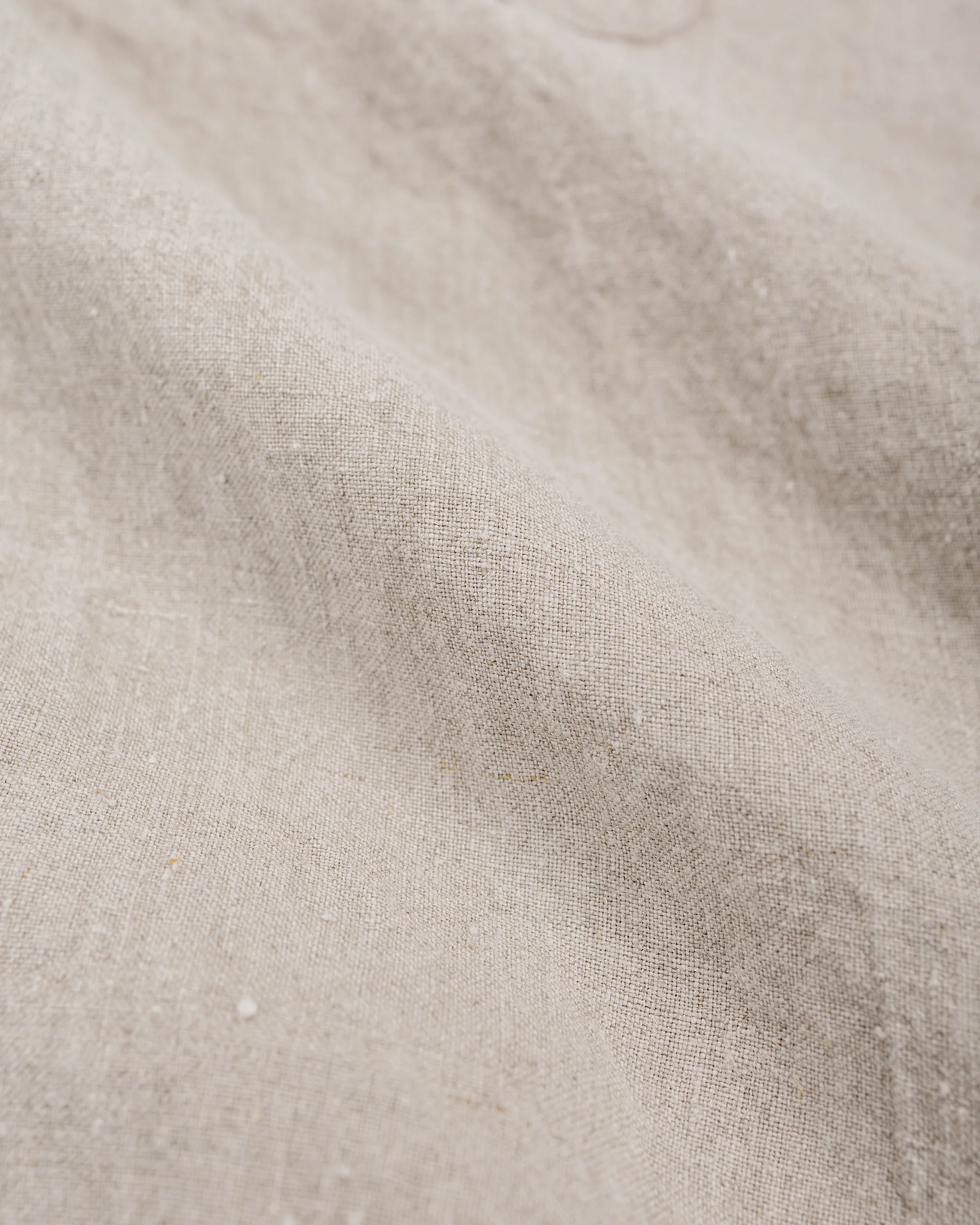 Beams Plus Open Collar 1/40 Linen Natural - Image 6