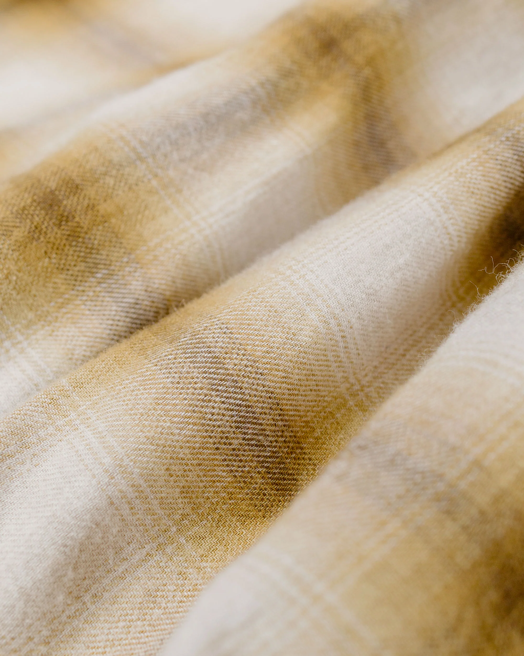 Beams Plus Open Collar Ombre Brown - Image 6