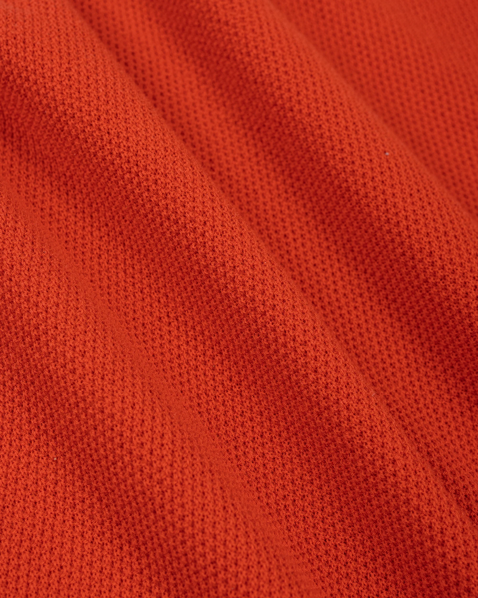 Beams Plus Pique Polo 14G Red - Image 6