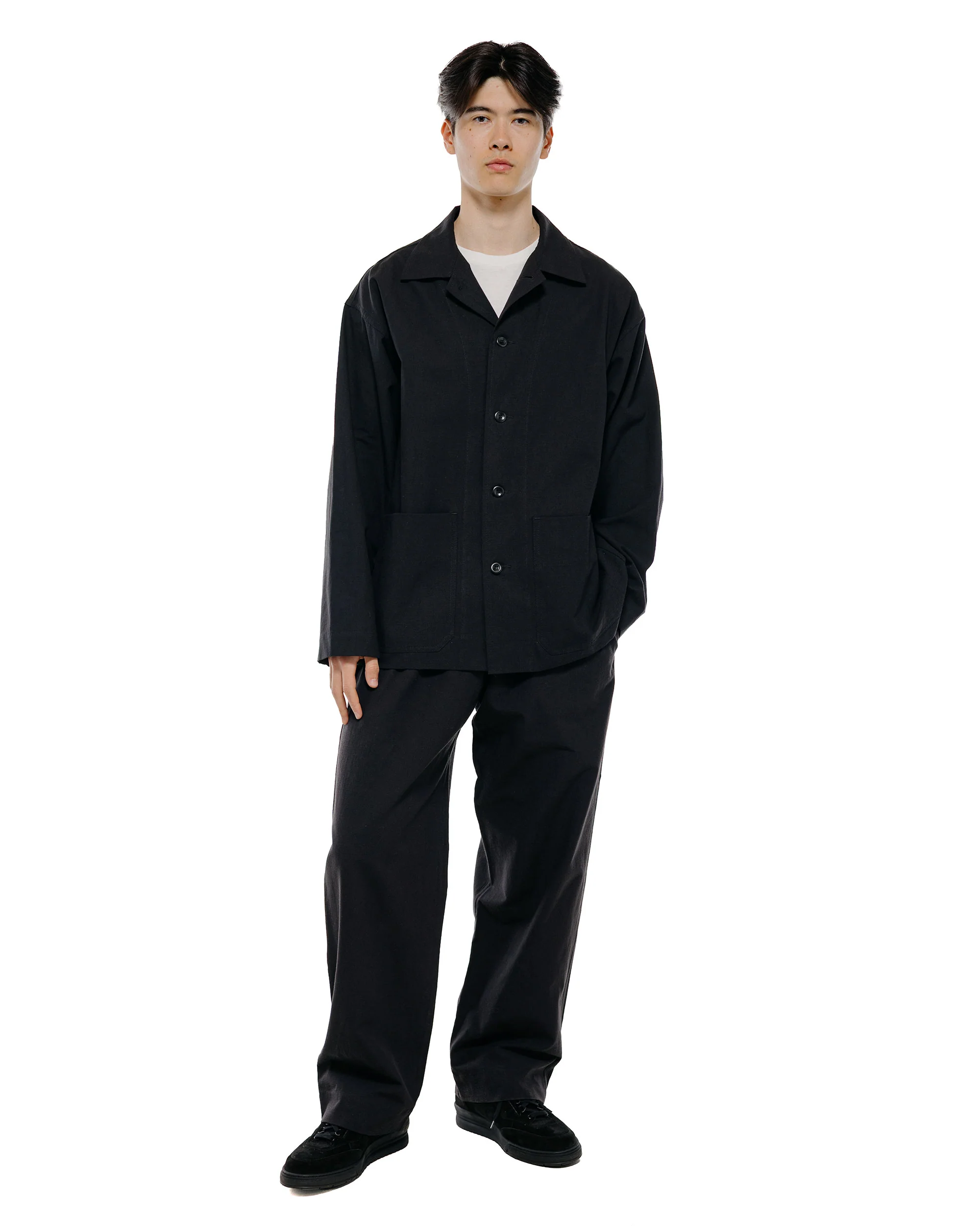 Body of Work Jasper Pull-On Pant Nep Cotton Linen Black - Image 5