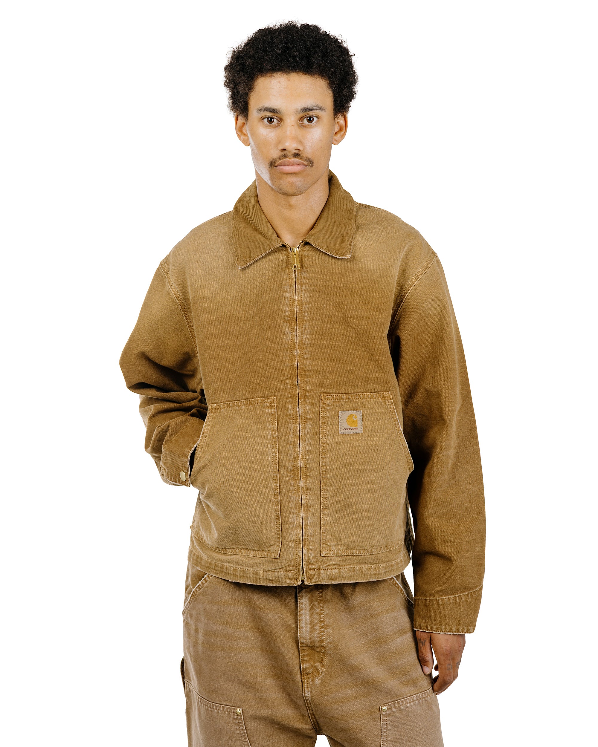 Carhartt W.I.P. OG Arcan Jacket Hamilton Brown/Hamilton Brown Destroy Wash - Image 2