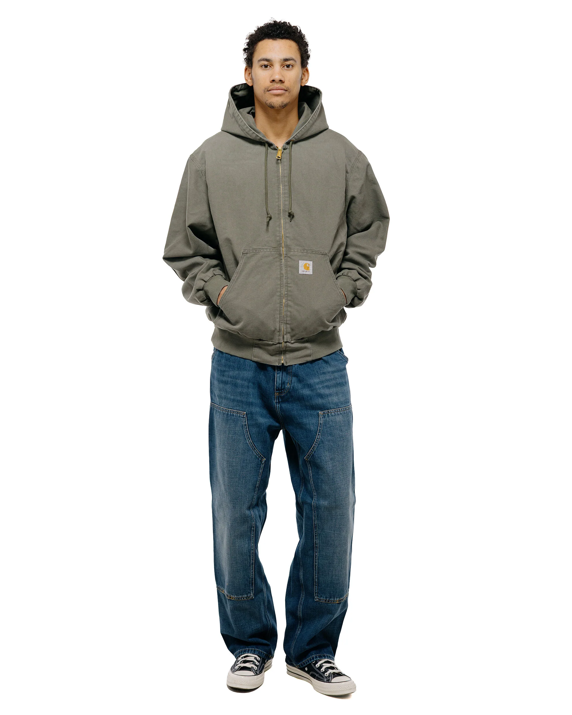 Carhartt W.I.P. OG Double Knee Pant Blue Dark Used Wash - Image 5