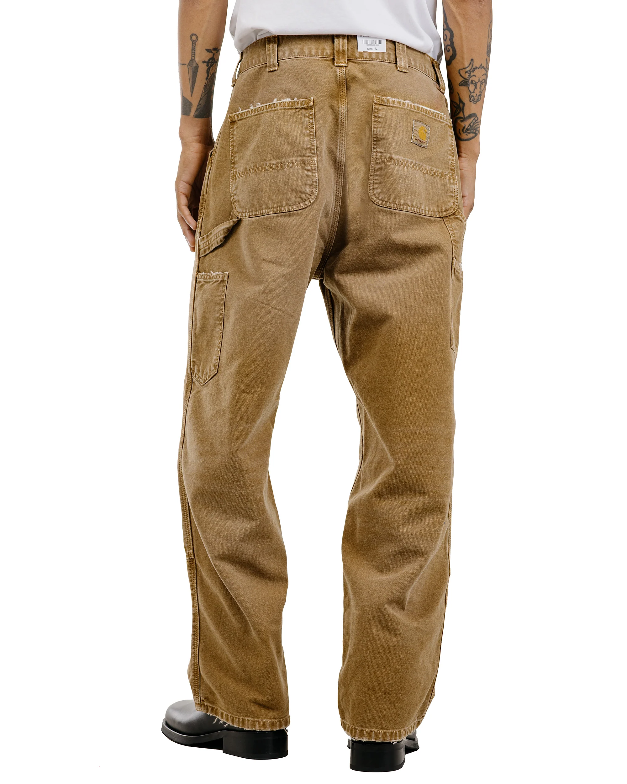Carhartt W.I.P. OG Double Knee Pant Hamilton Brown Destroy Wash - Image 4