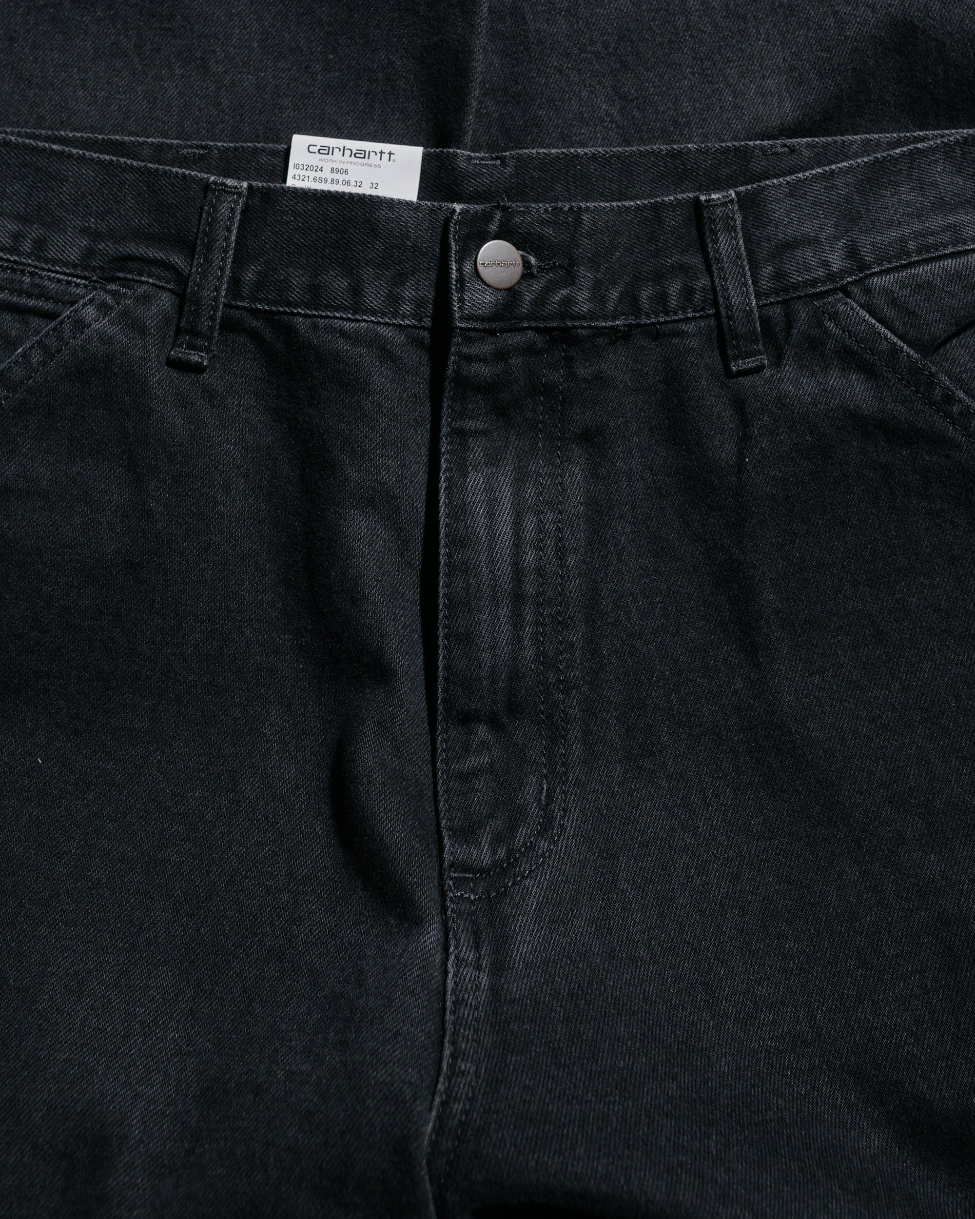 Carhartt W.I.P. Single Knee Pant Black Stone Washed - Image 5