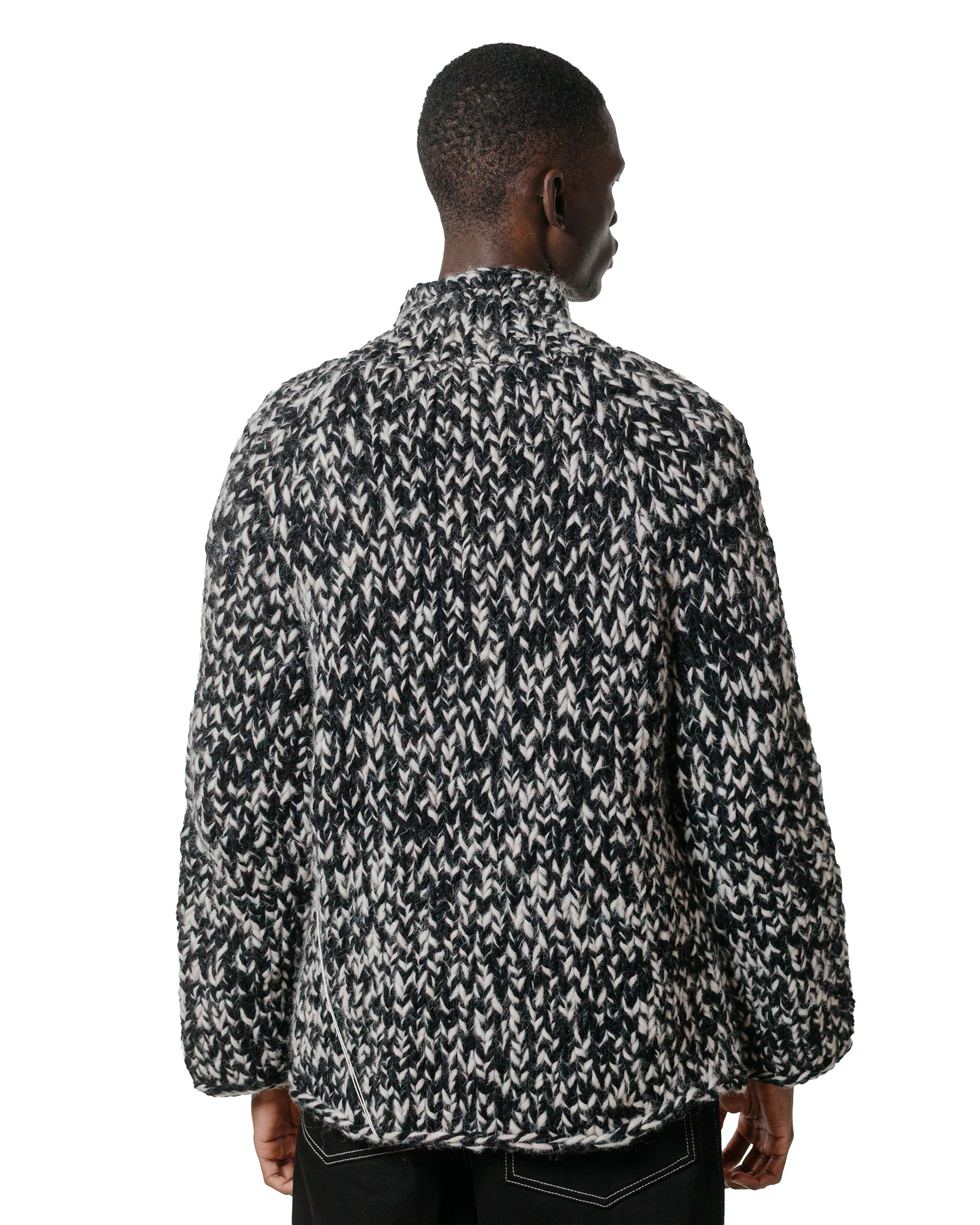 CASEY CASEY Cardigan Woalp Black - Image 3