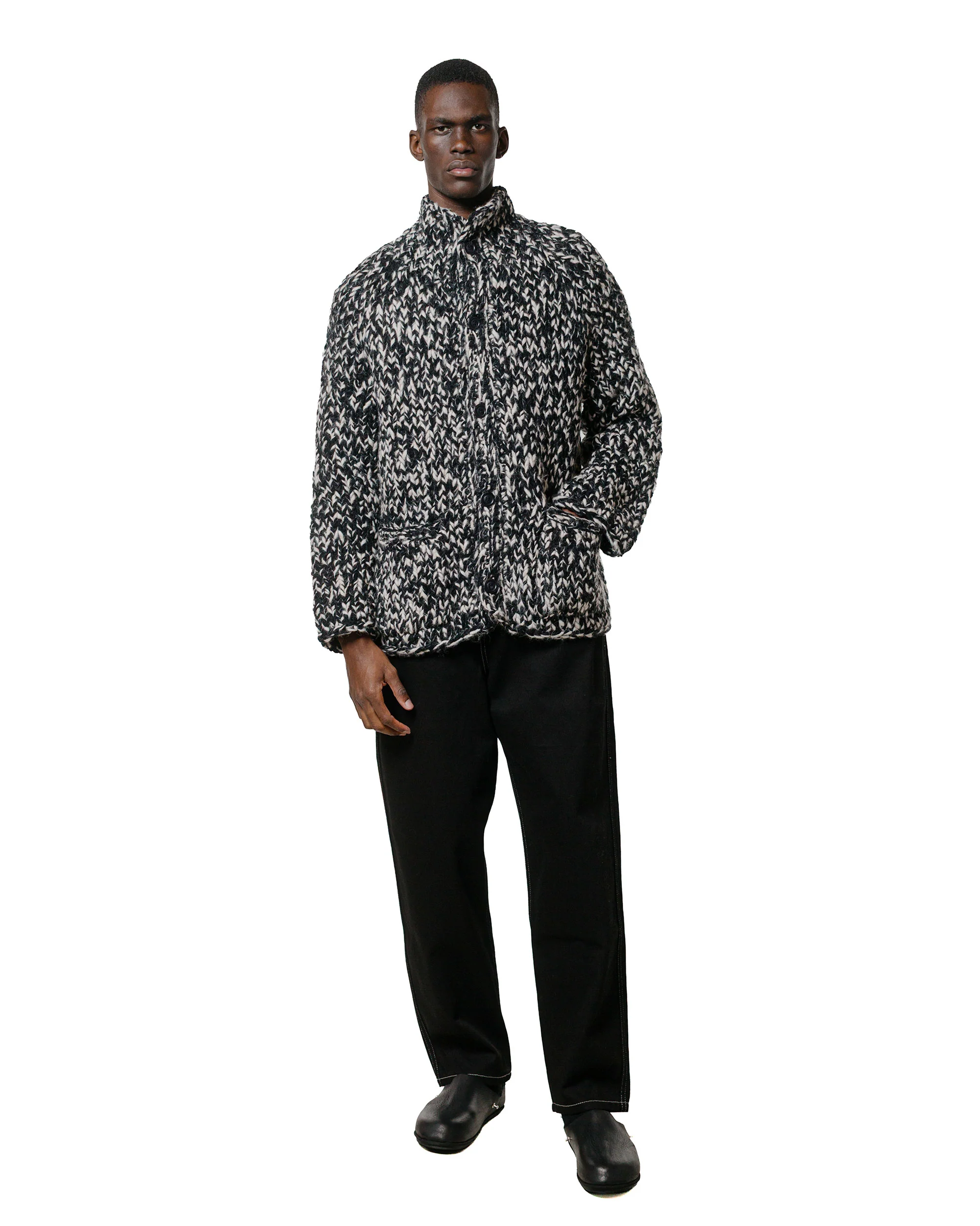 CASEY CASEY Cardigan Woalp Black - Image 4