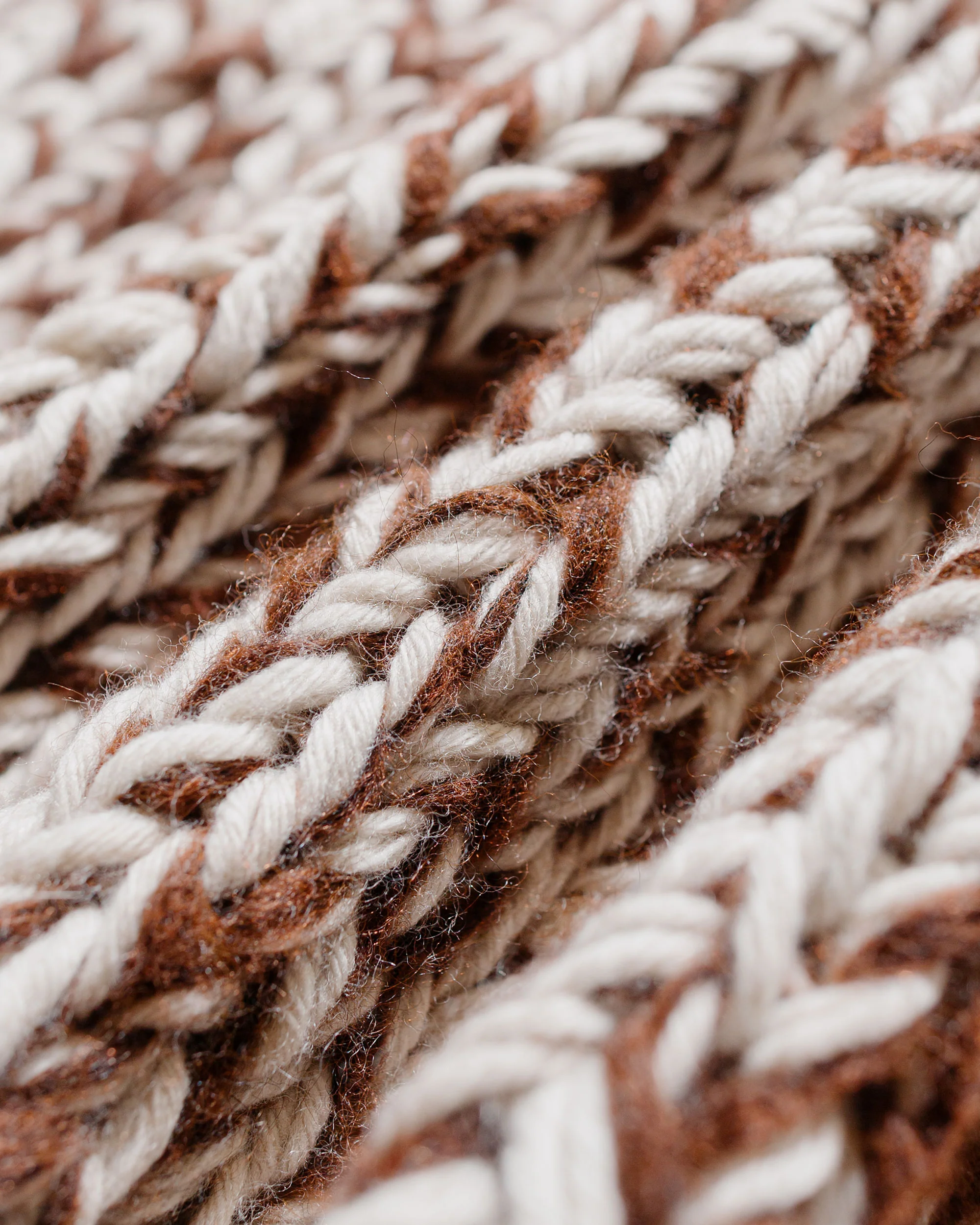 CASEY CASEY Cardigan Woalp Brown - Image 6