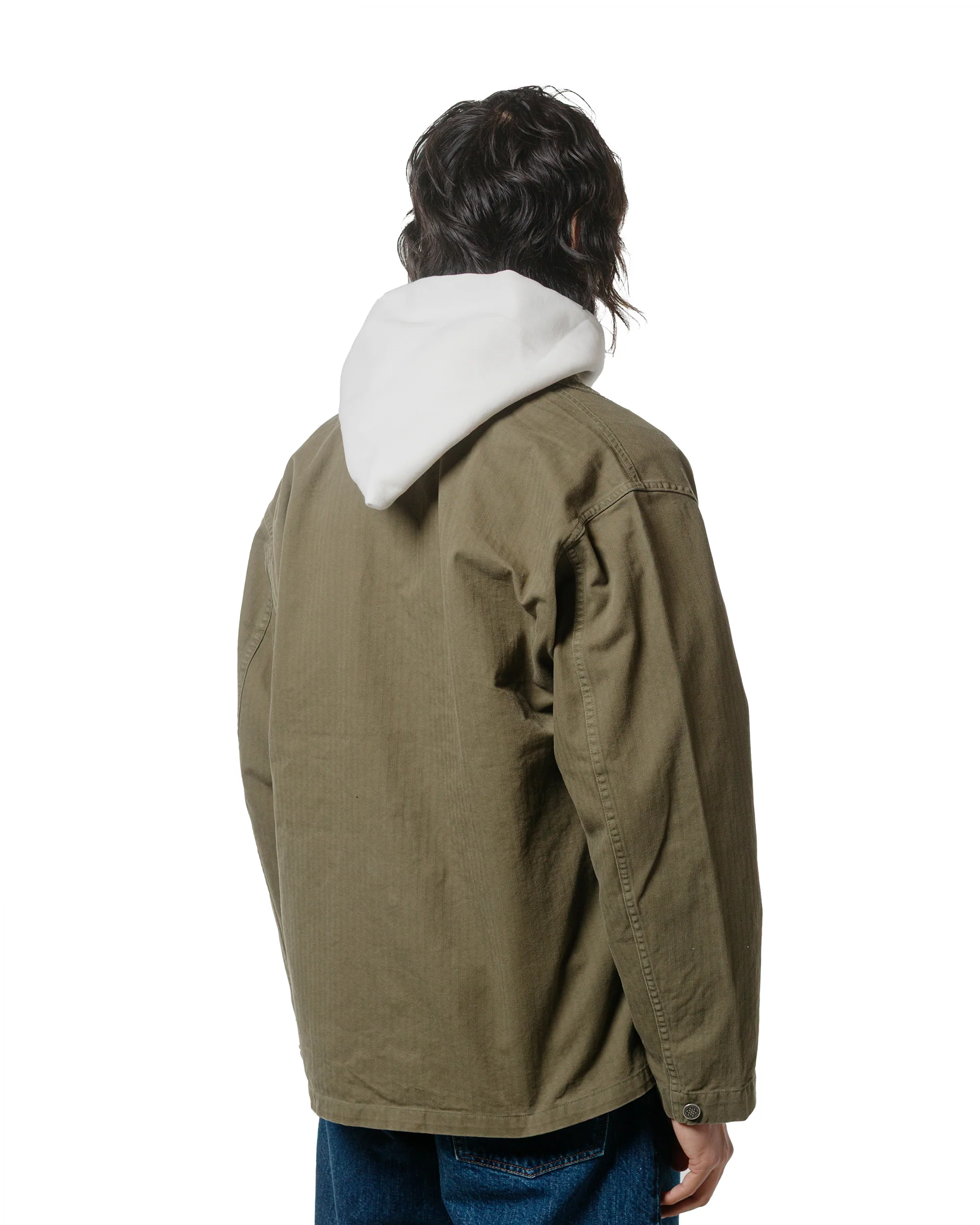 CIOTA M-43 HBT Jacket (Stone Wash) Dark Olive - Image 3