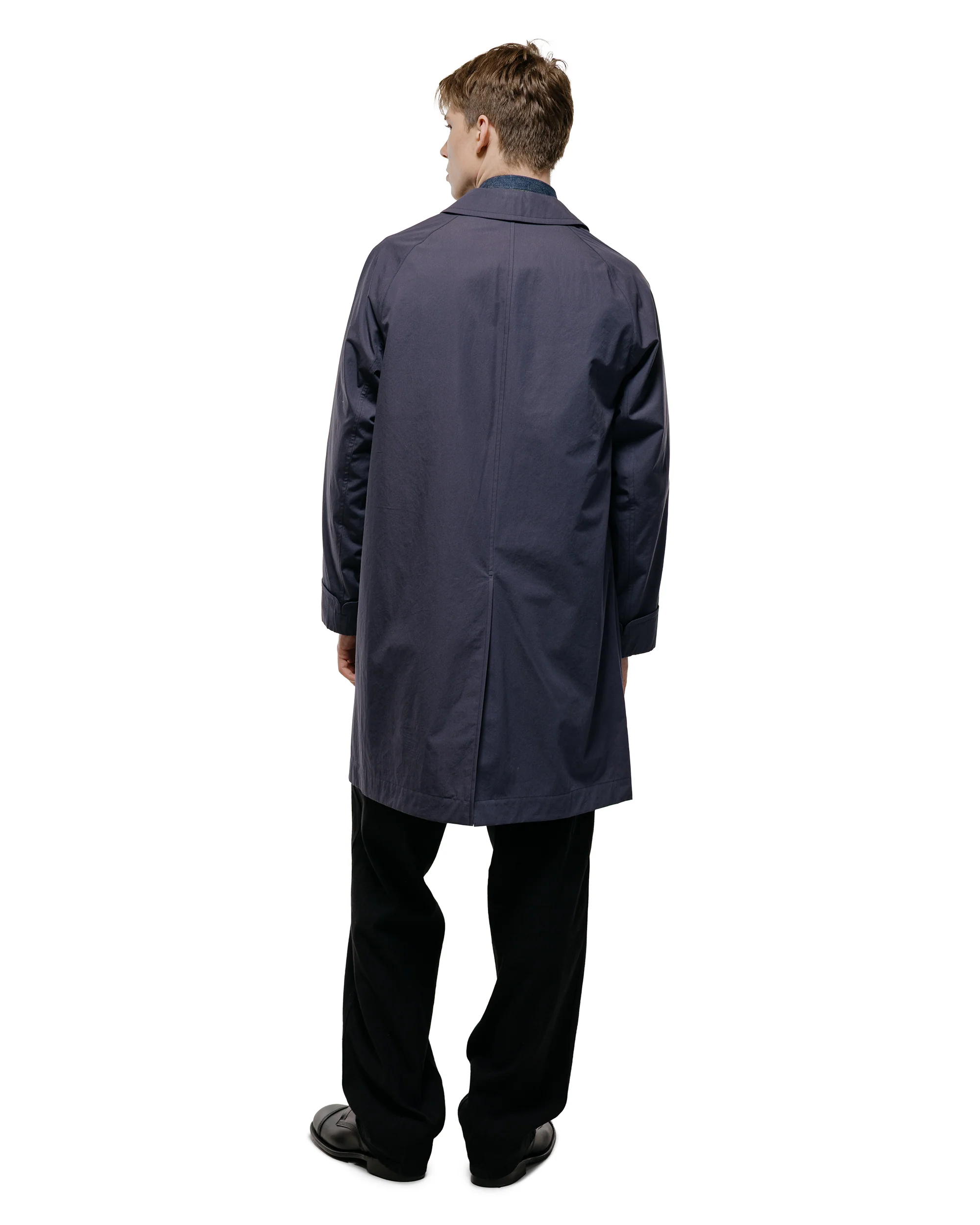Cohérence Corb II Weather Resistant Cotton Light Over Coat Slate Blue - Image 5