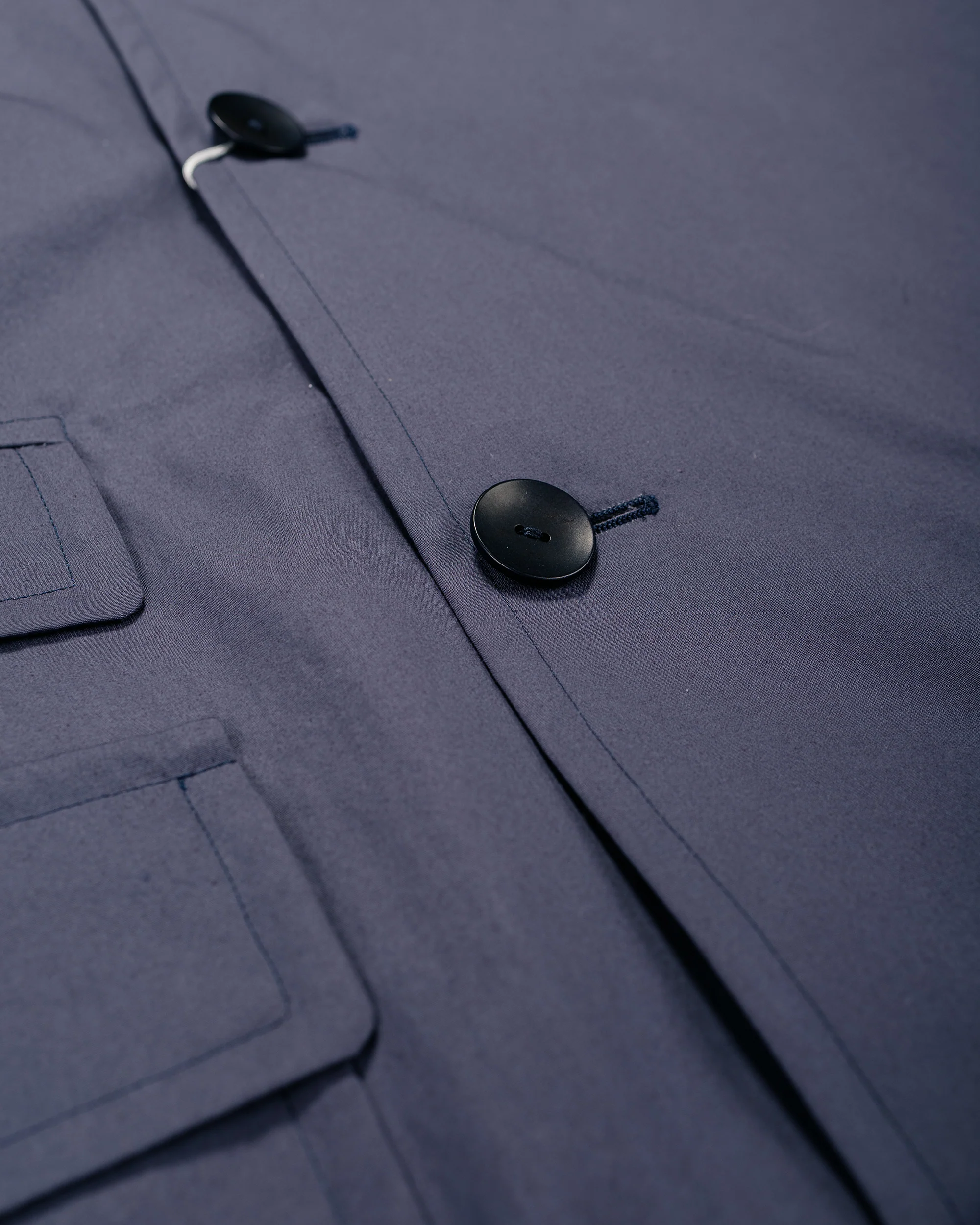 Cohérence Corb II Weather Resistant Cotton Light Over Coat Slate Blue - Image 6