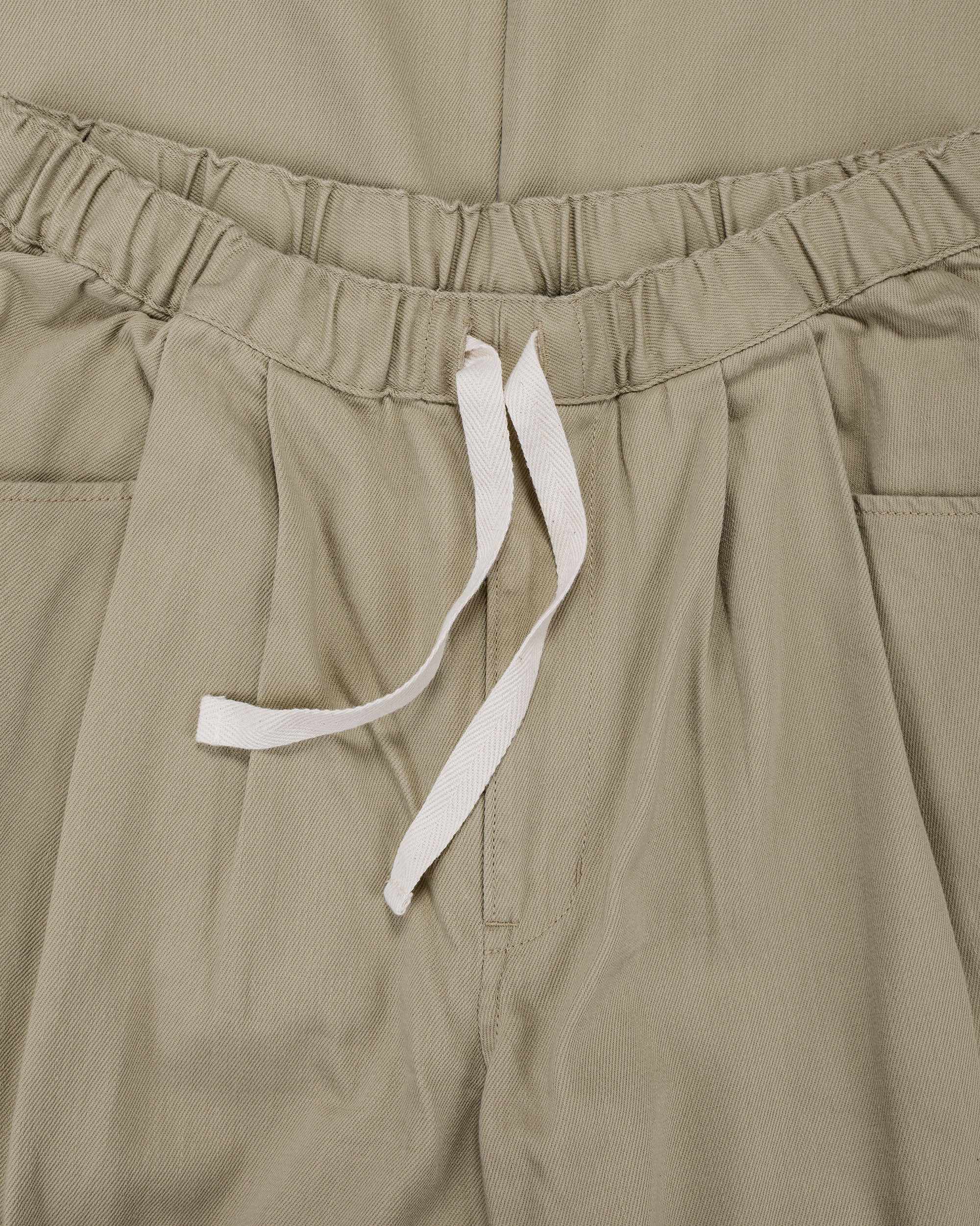 Danton Loose Chino Cloth Tuck Pants Beige - Image 5