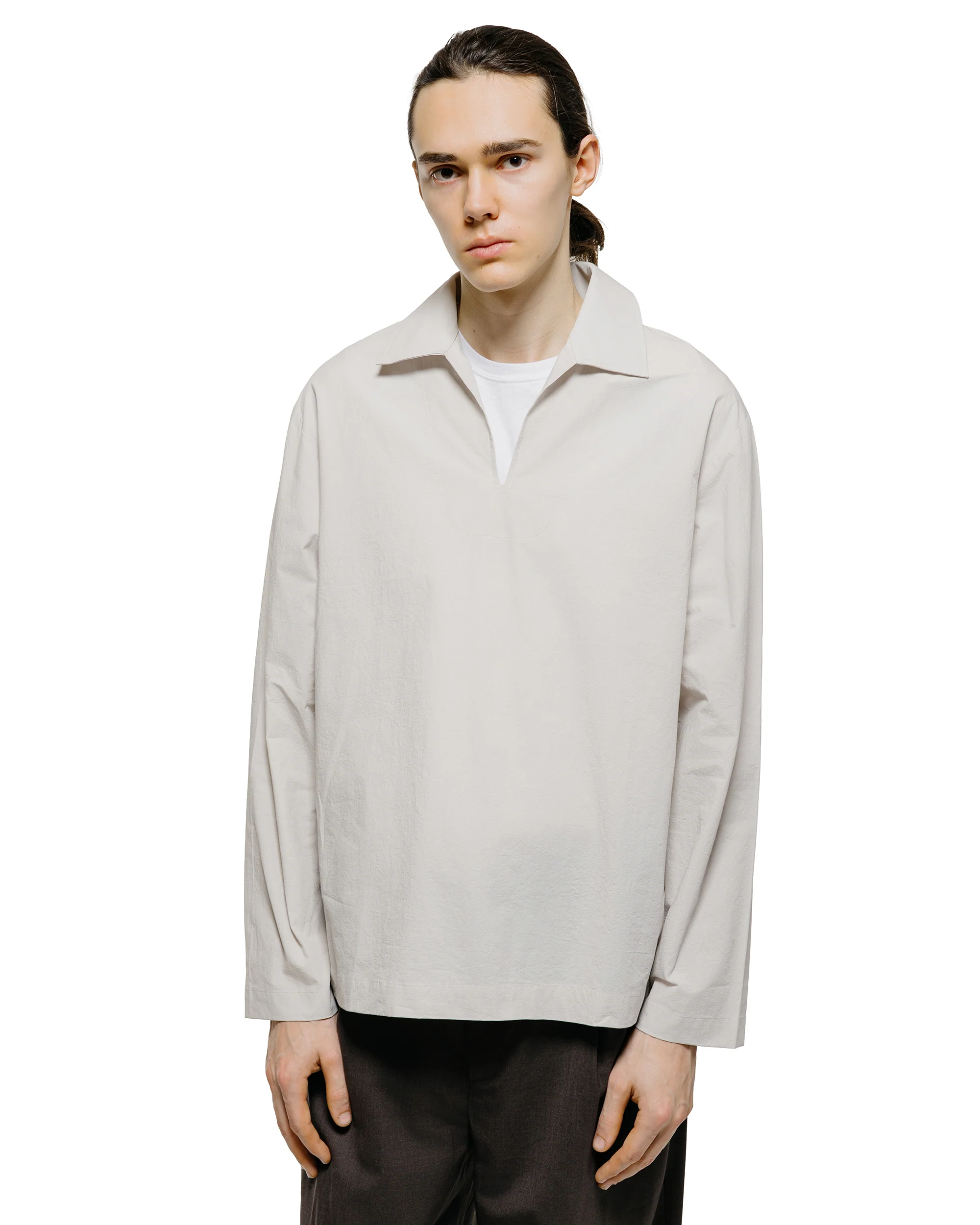 De Bonne Facture Vareuse Organic Cotton Mineral White - Image 2