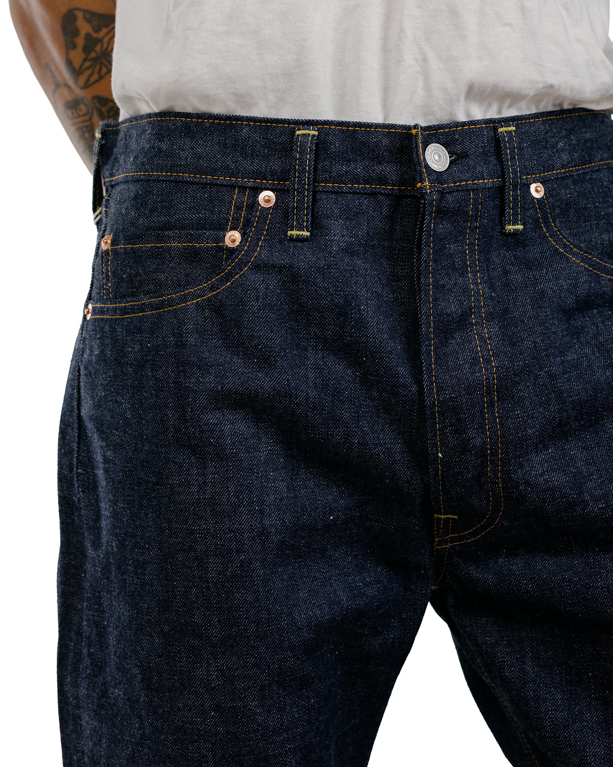 Denime Lot. 224-66 (66 Model) Indigo Denim - Image 3
