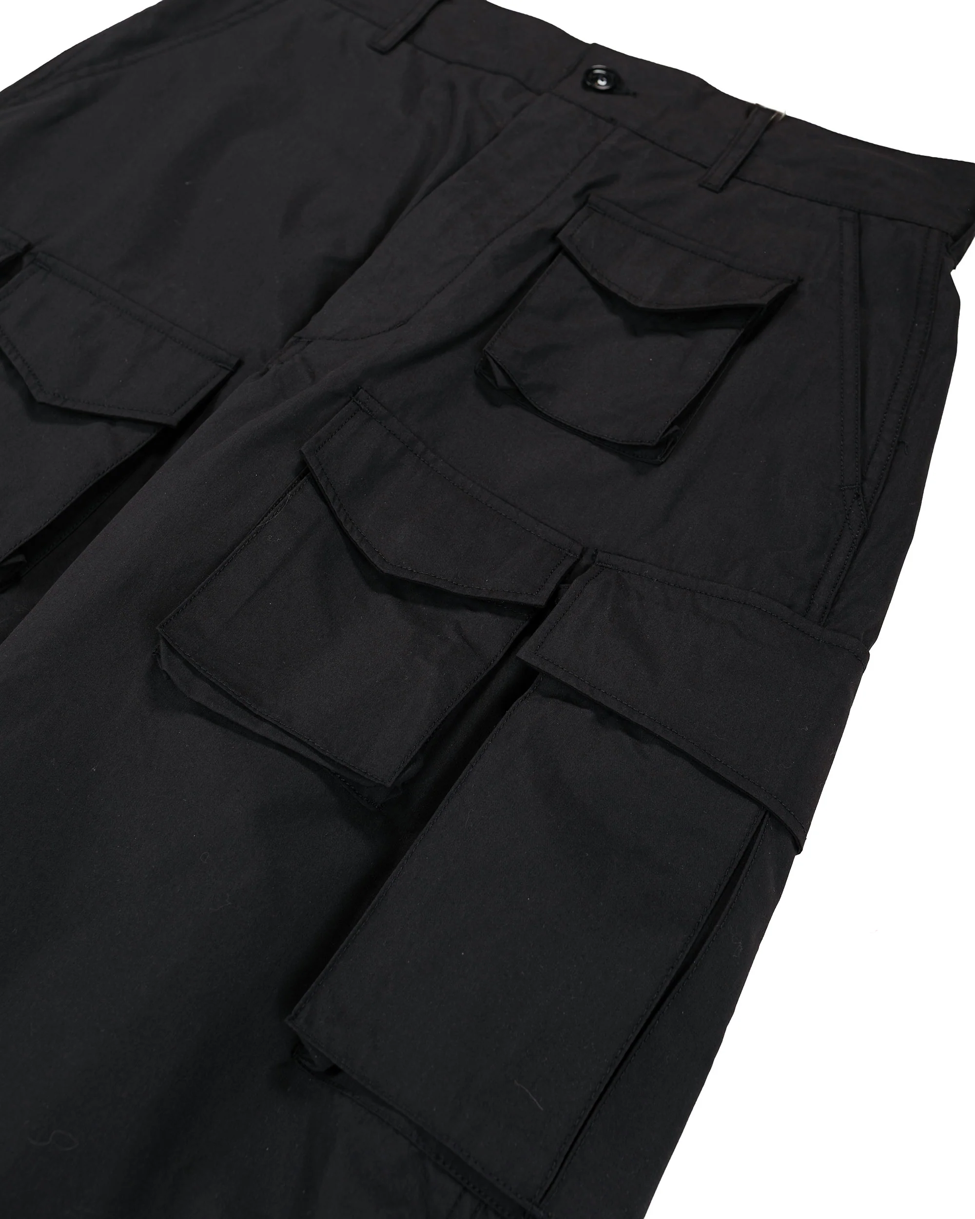 Engineered Garments FA Pant Black Lt.Weight Nyco Poplin - Image 5