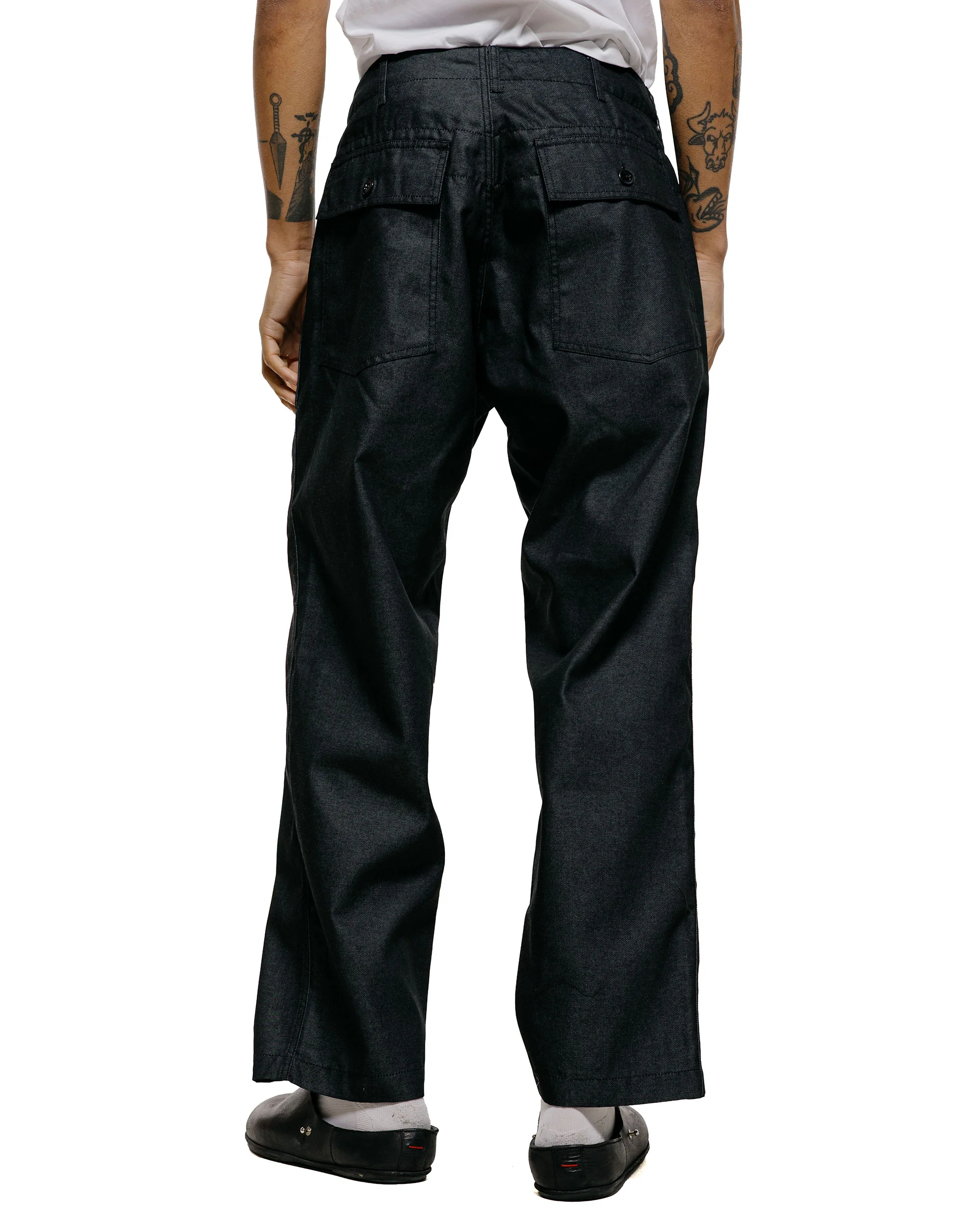 Engineered Garments Fatigue Pant Black CP Denim - Image 3