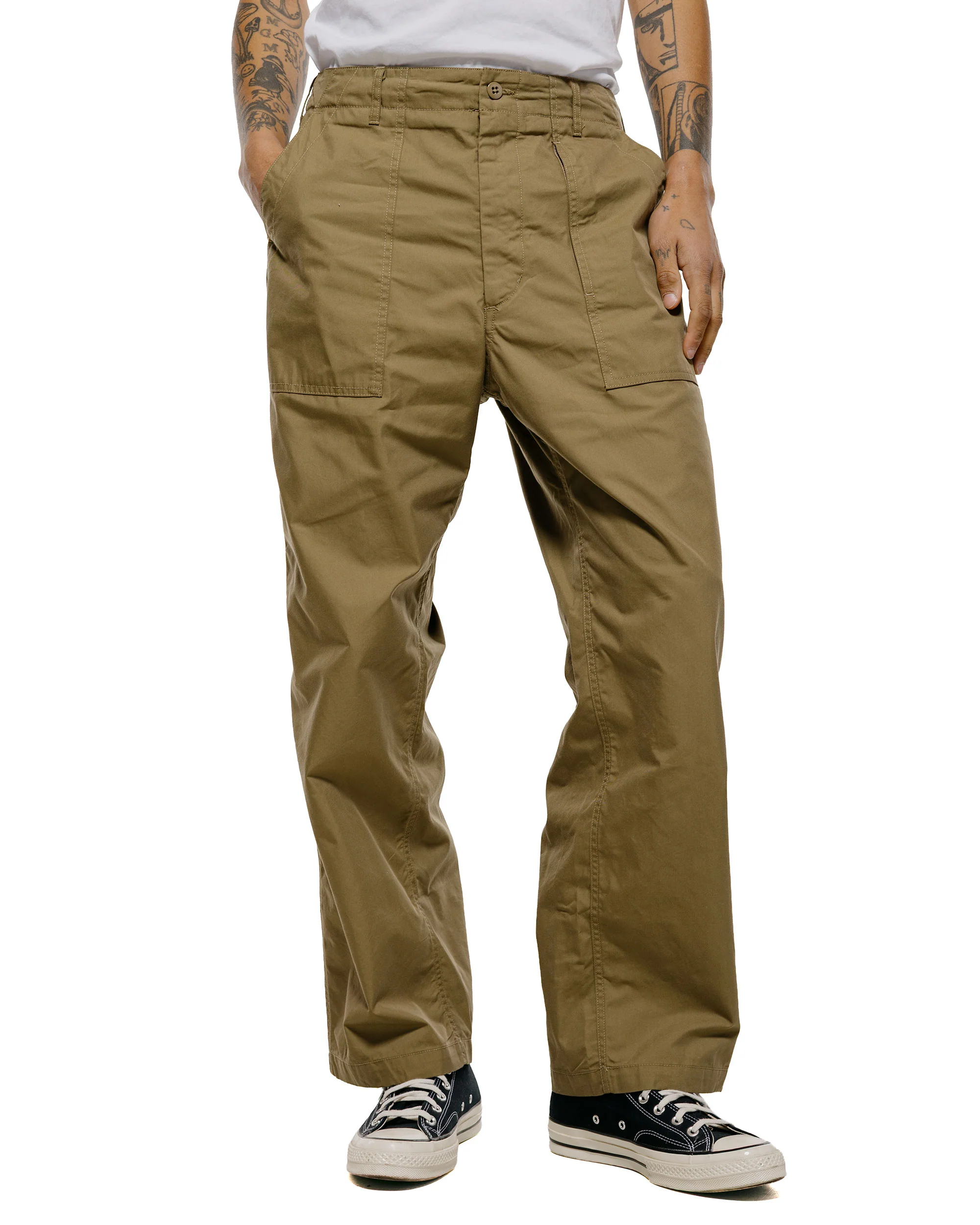 Engineered Garments Fatigue Pant Khaki Lt.Weight Nyco Twill - Image 2