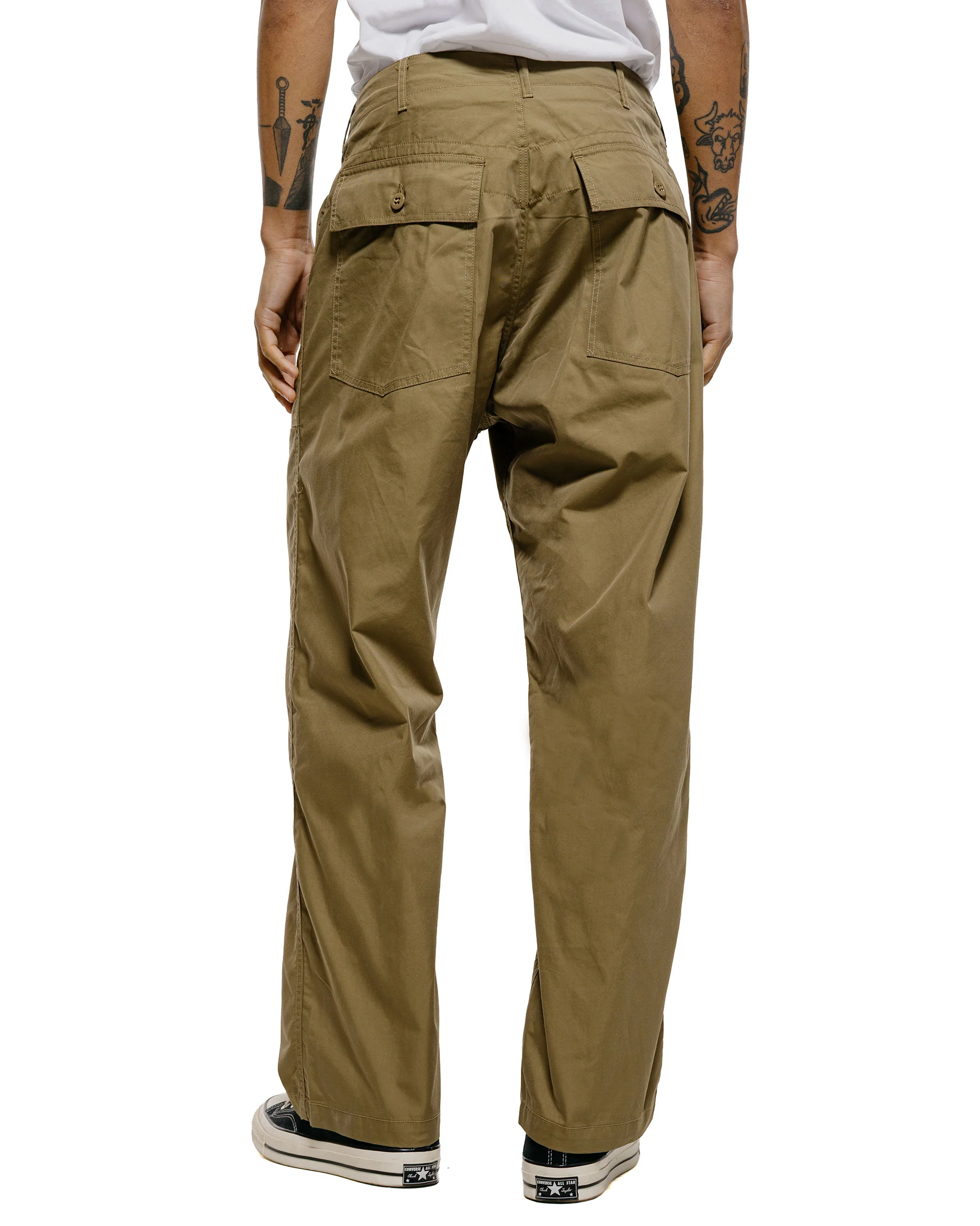 Engineered Garments Fatigue Pant Khaki Lt.Weight Nyco Twill - Image 3