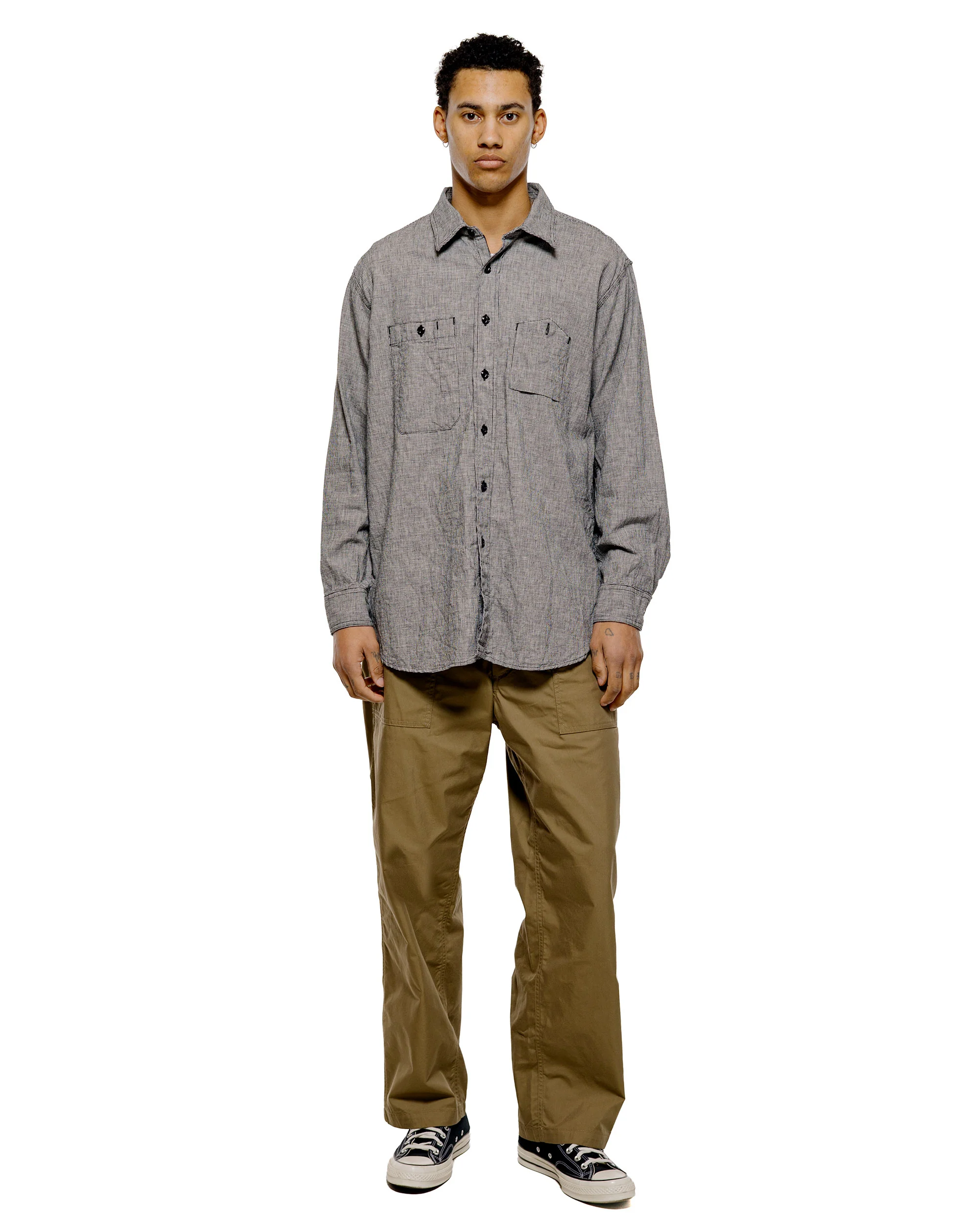Engineered Garments Fatigue Pant Khaki Lt.Weight Nyco Twill - Image 4