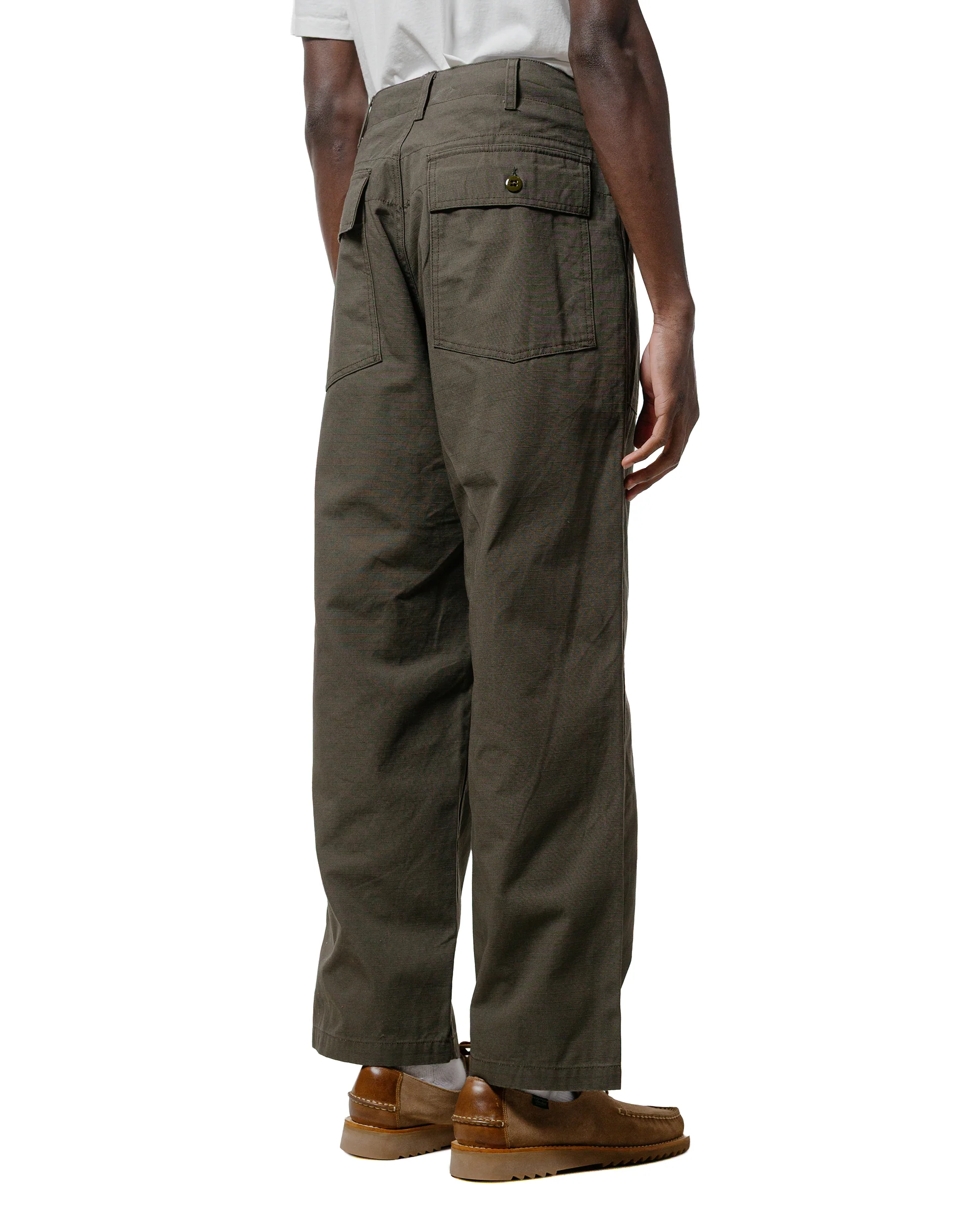 Engineered Garments Fatigue Pant Olive Heavyweight Cotton Ripstop - Image 3